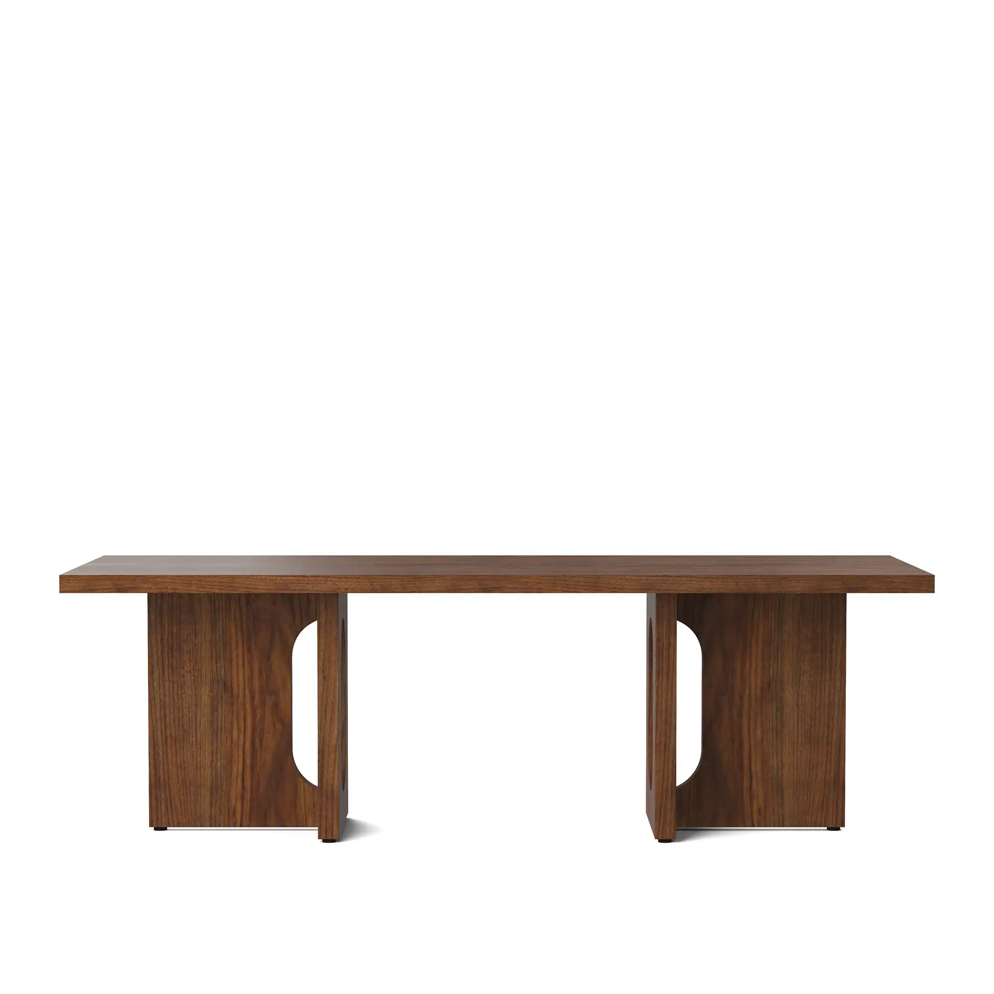 Androgyne Lounge Table, Base Walnut, Top Walnut