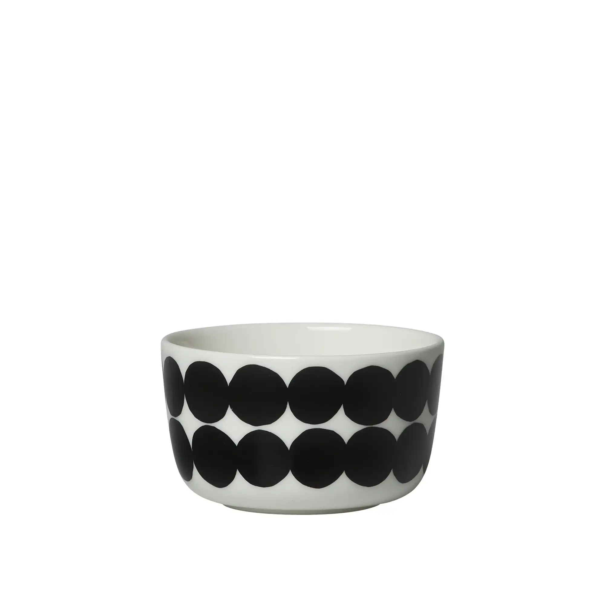 Siirtolapuutarha Bowl 25 cl White, Black