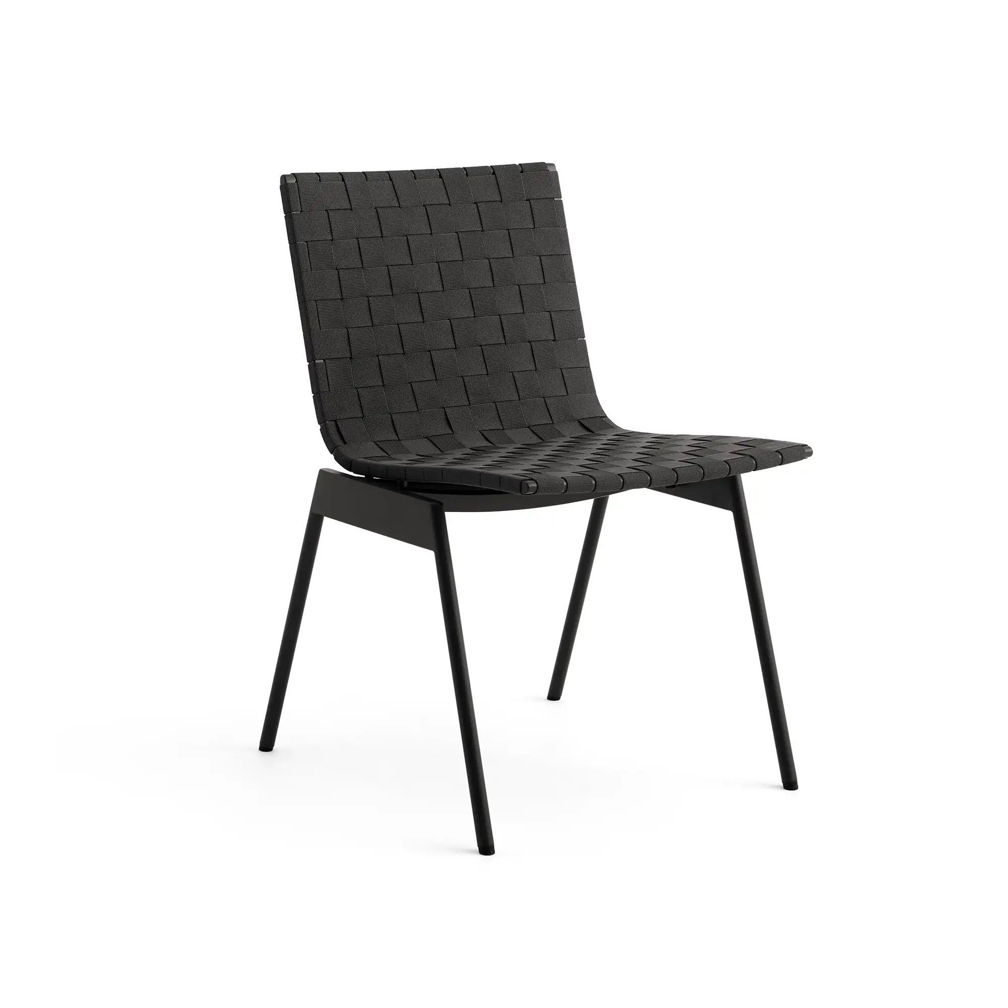 Ville Outdoor Sidechair AV33, Warm Black