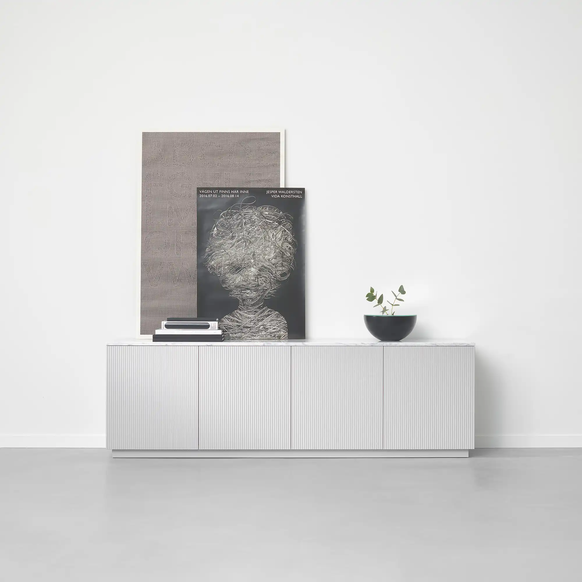 Beam Cabinet Base - Top Carrara