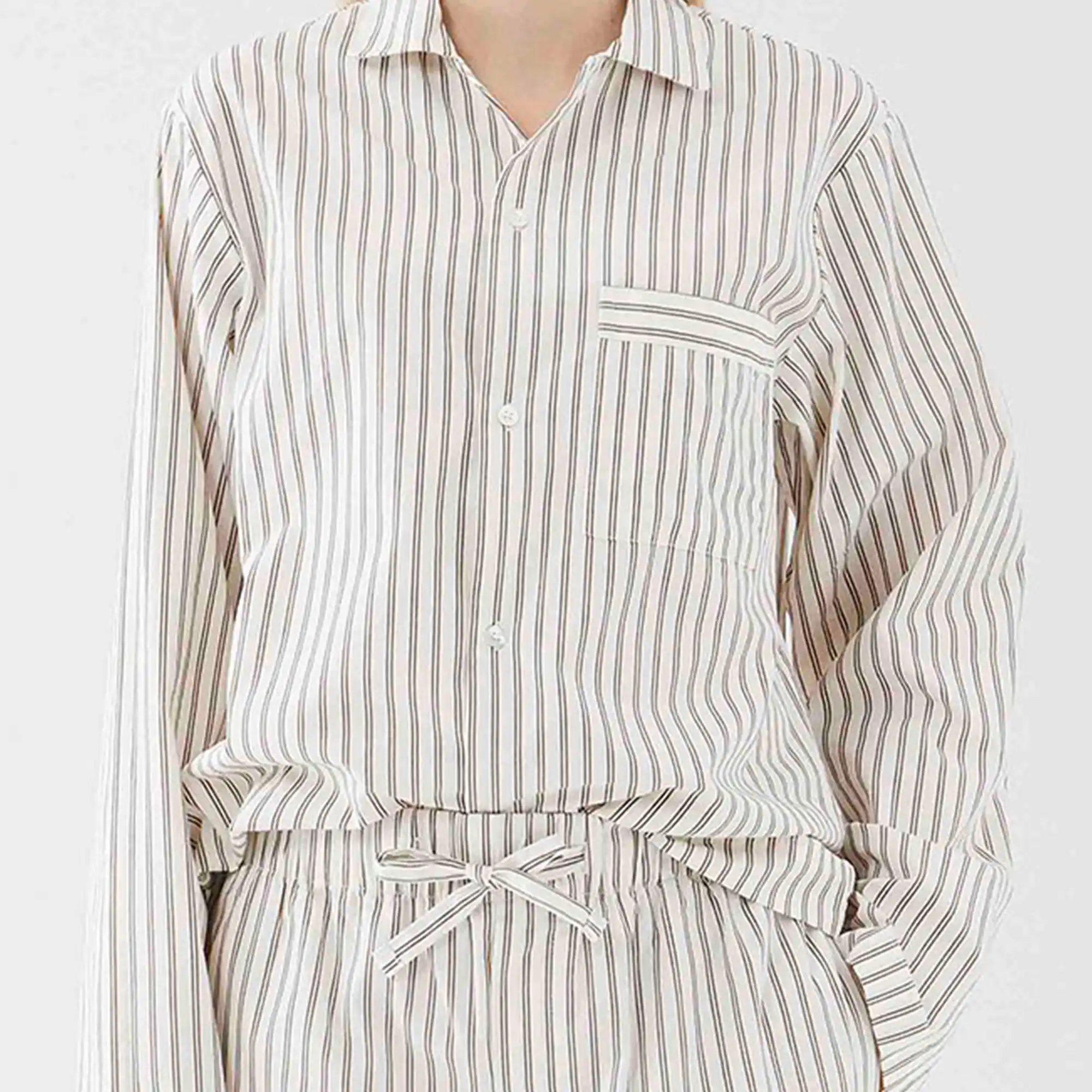 Poplin Sleepwear Shirt Hopper Stripes