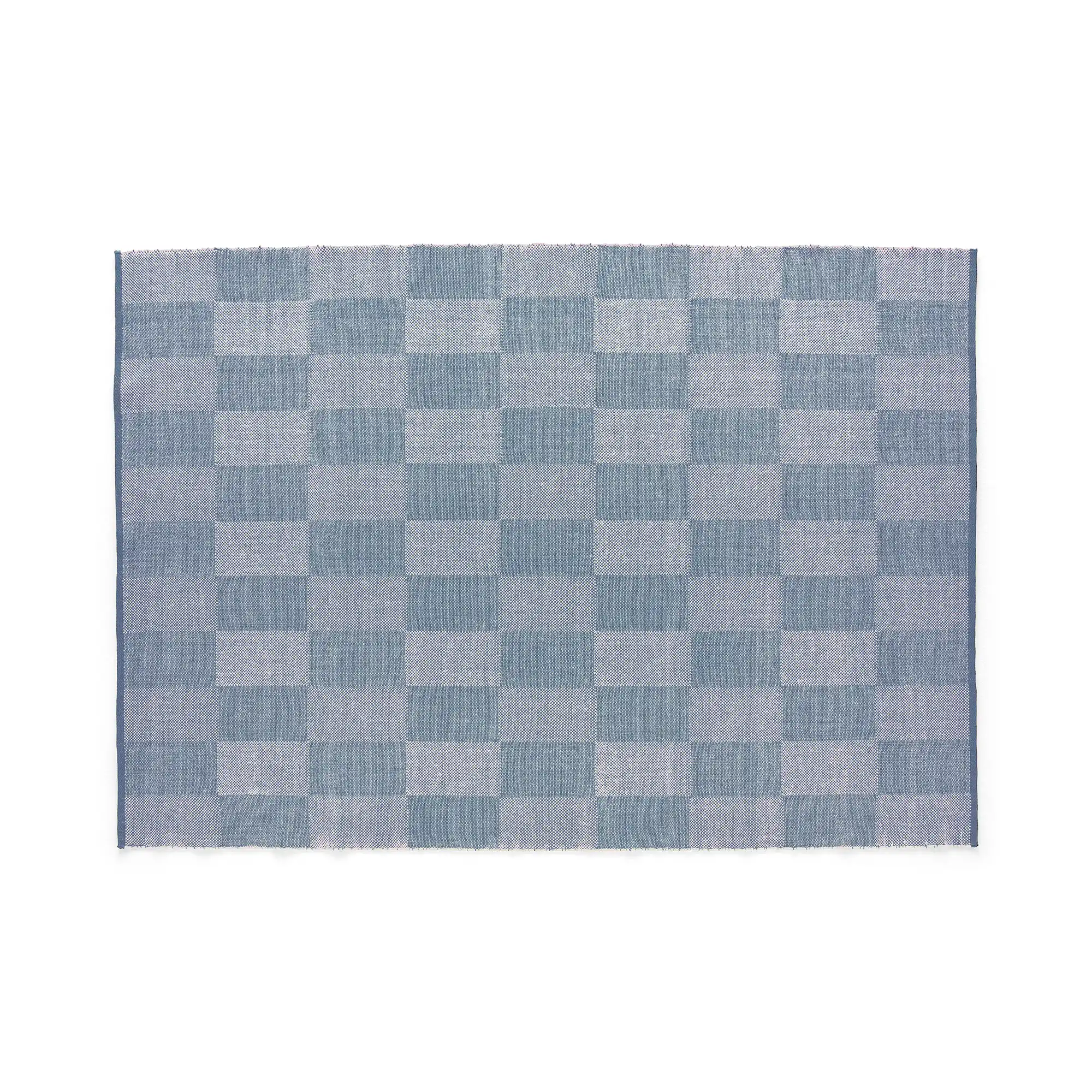 Check Rug Light Blue S Check