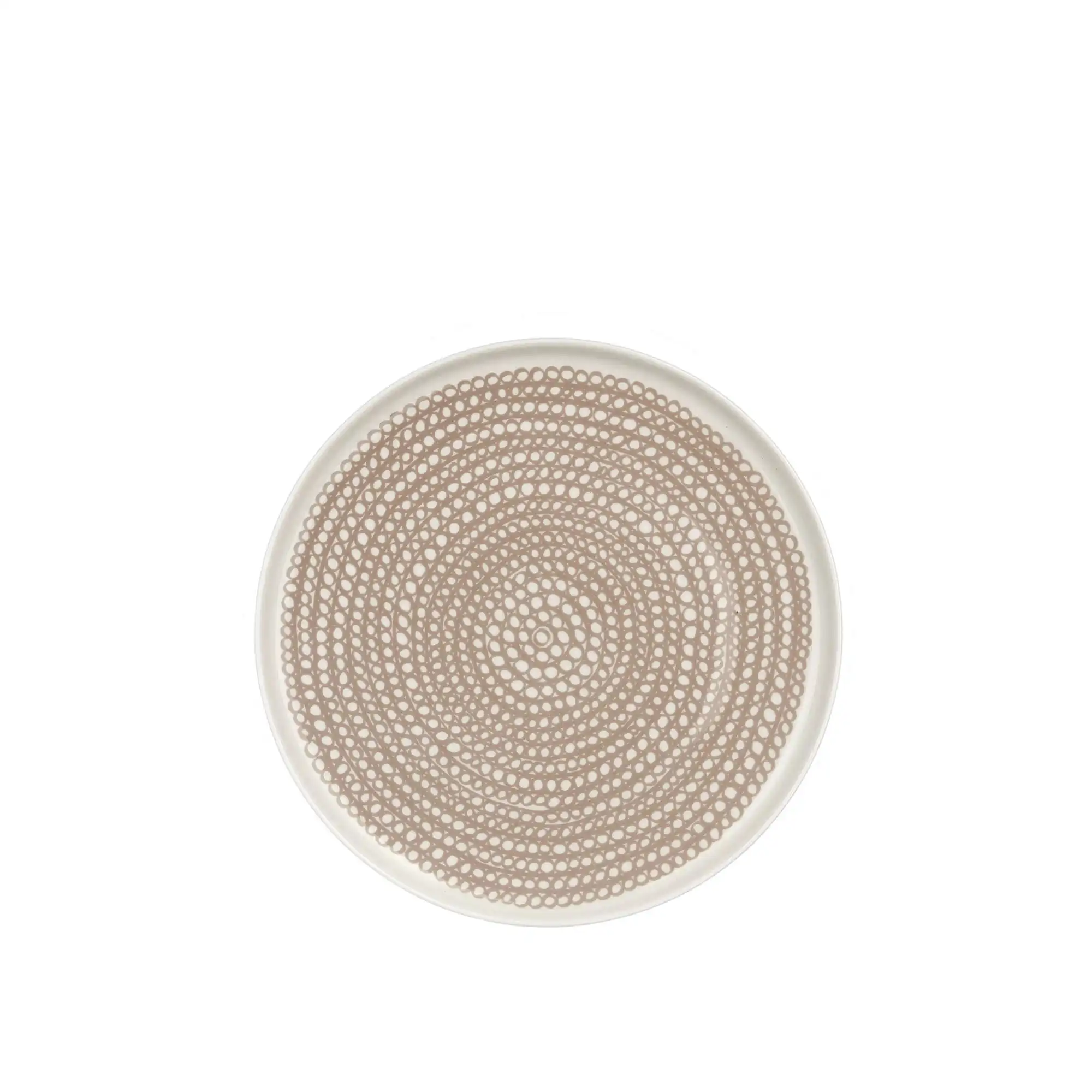 Oiva / Siirtolapuutarha Plate 20 cm White, Clay