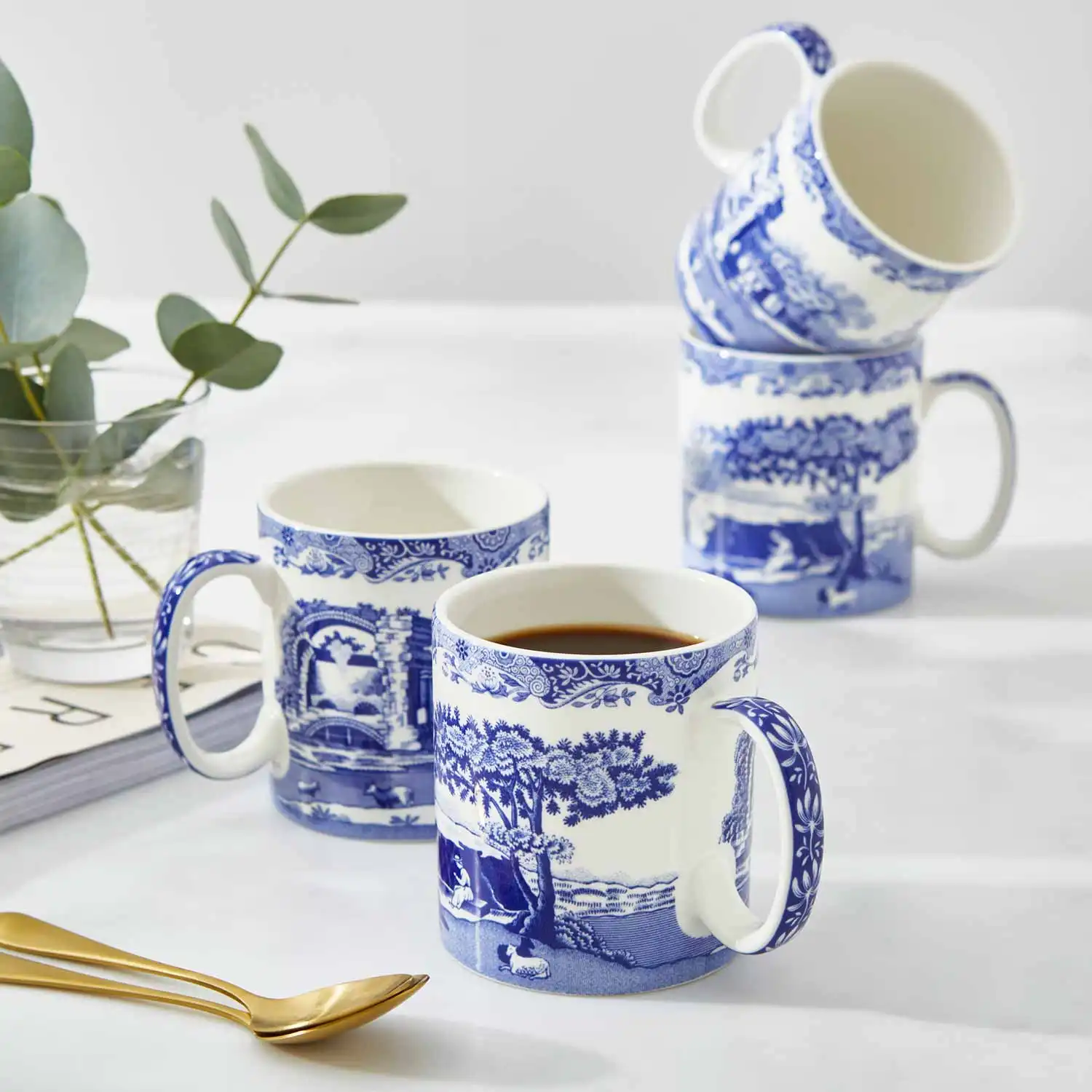 Blue Italian Mugg 0.25L