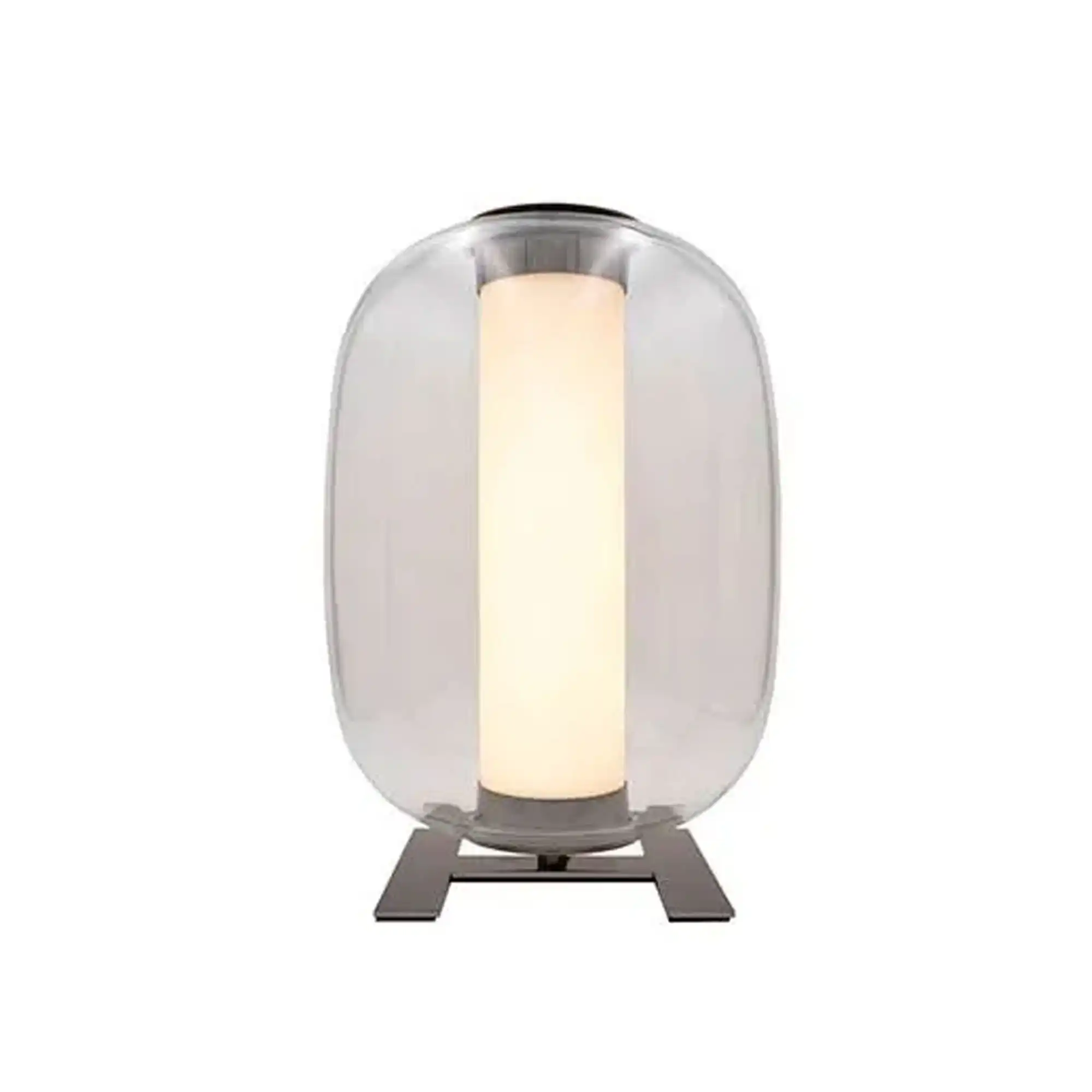 Meridiano Table Lamp, Fumè/Black