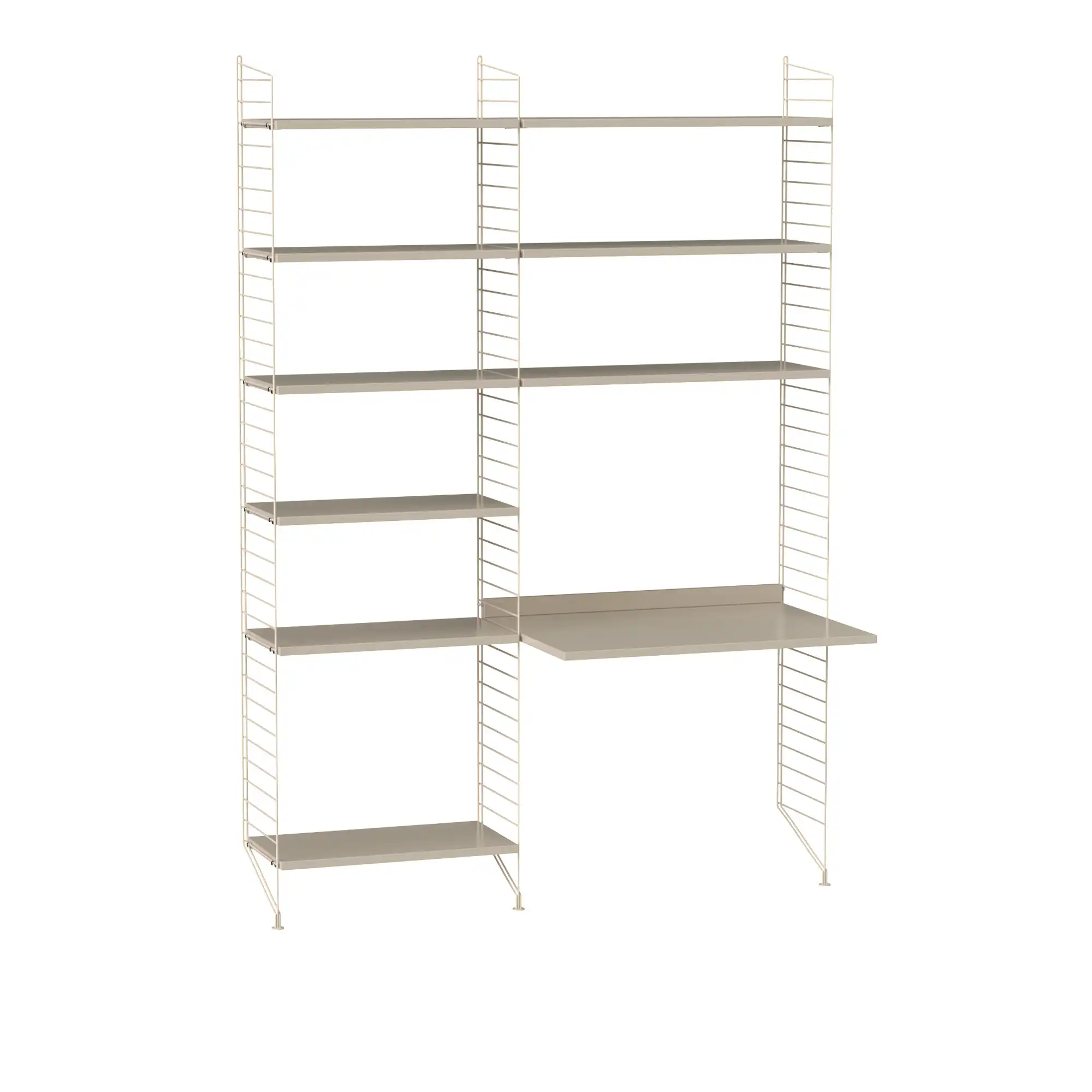 Kontor hyllsystem B beige/beige