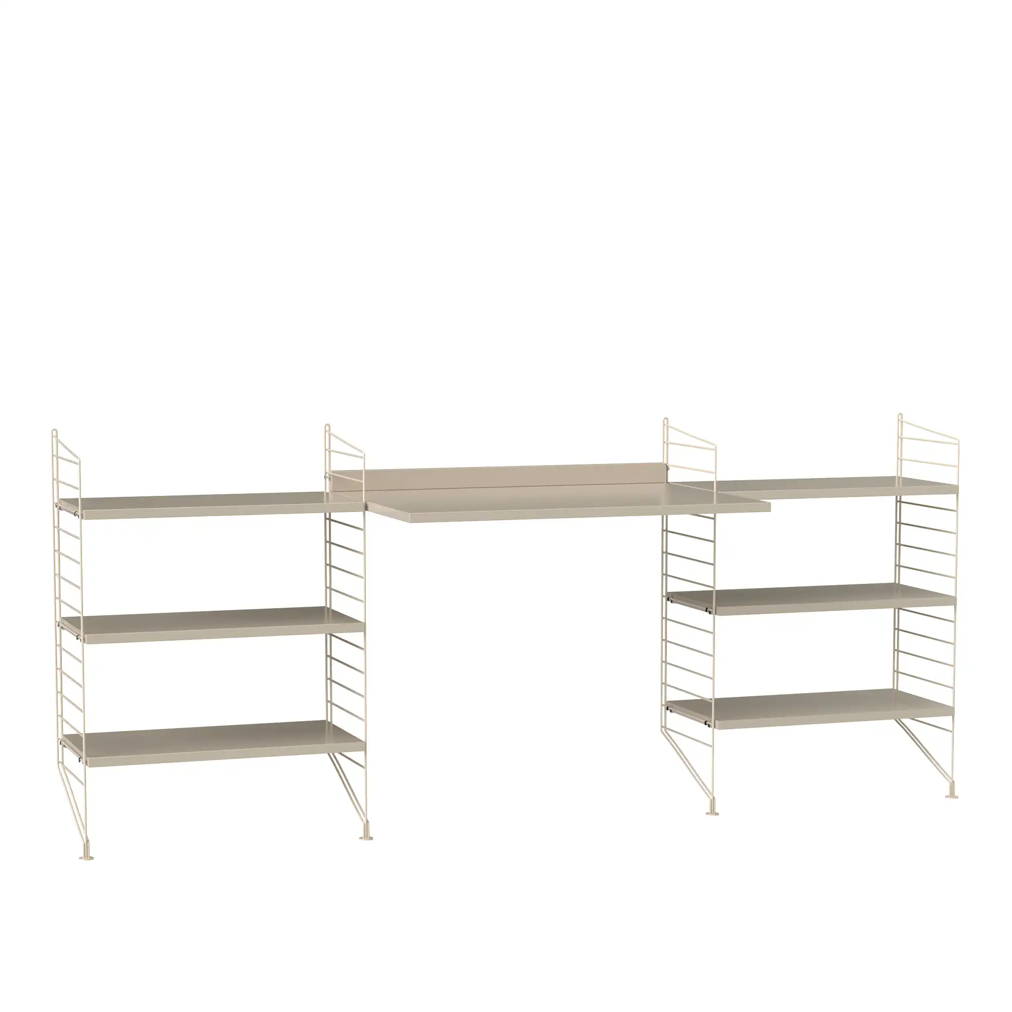 Kontor hyllsystem D beige/beige