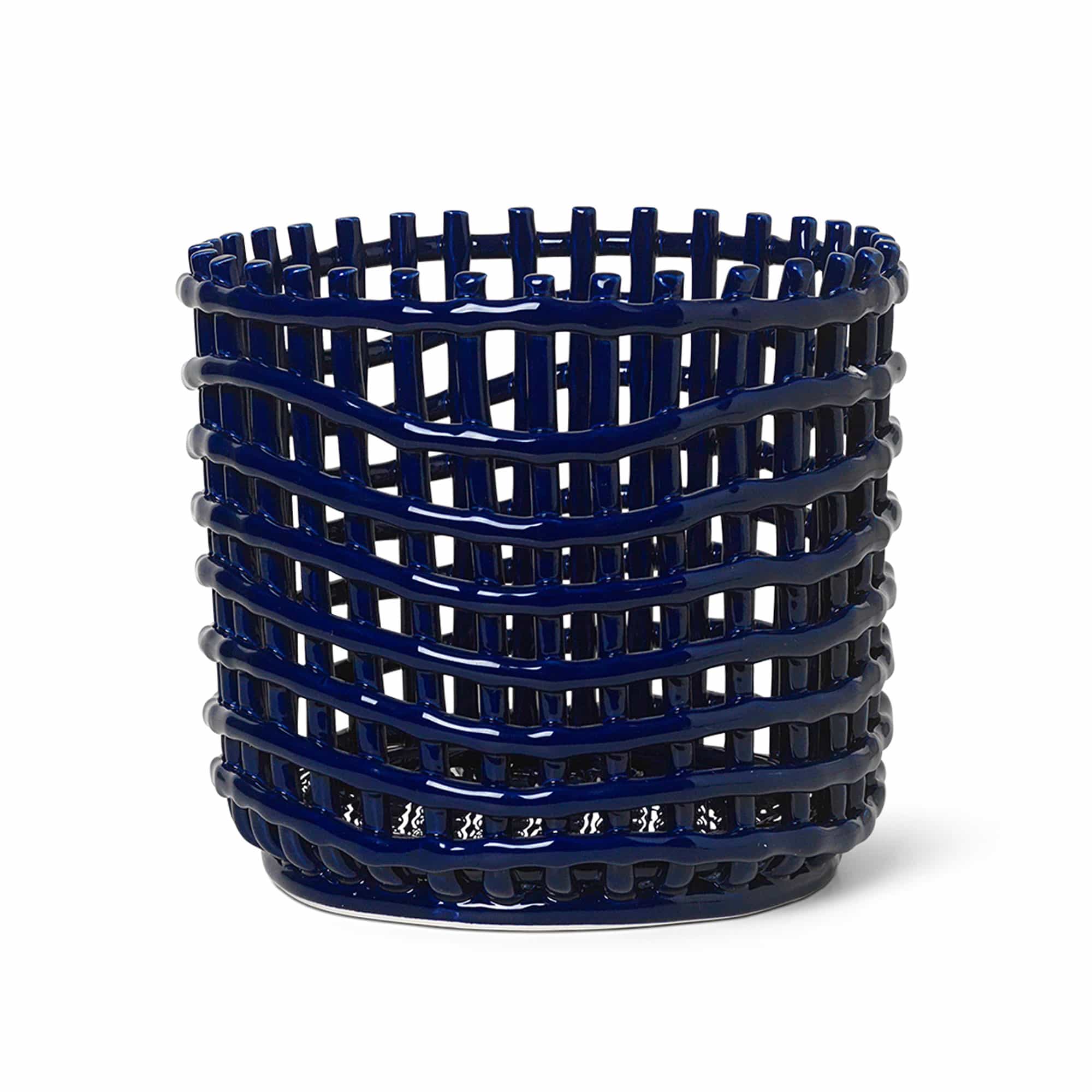 Ceramic Basket Blue