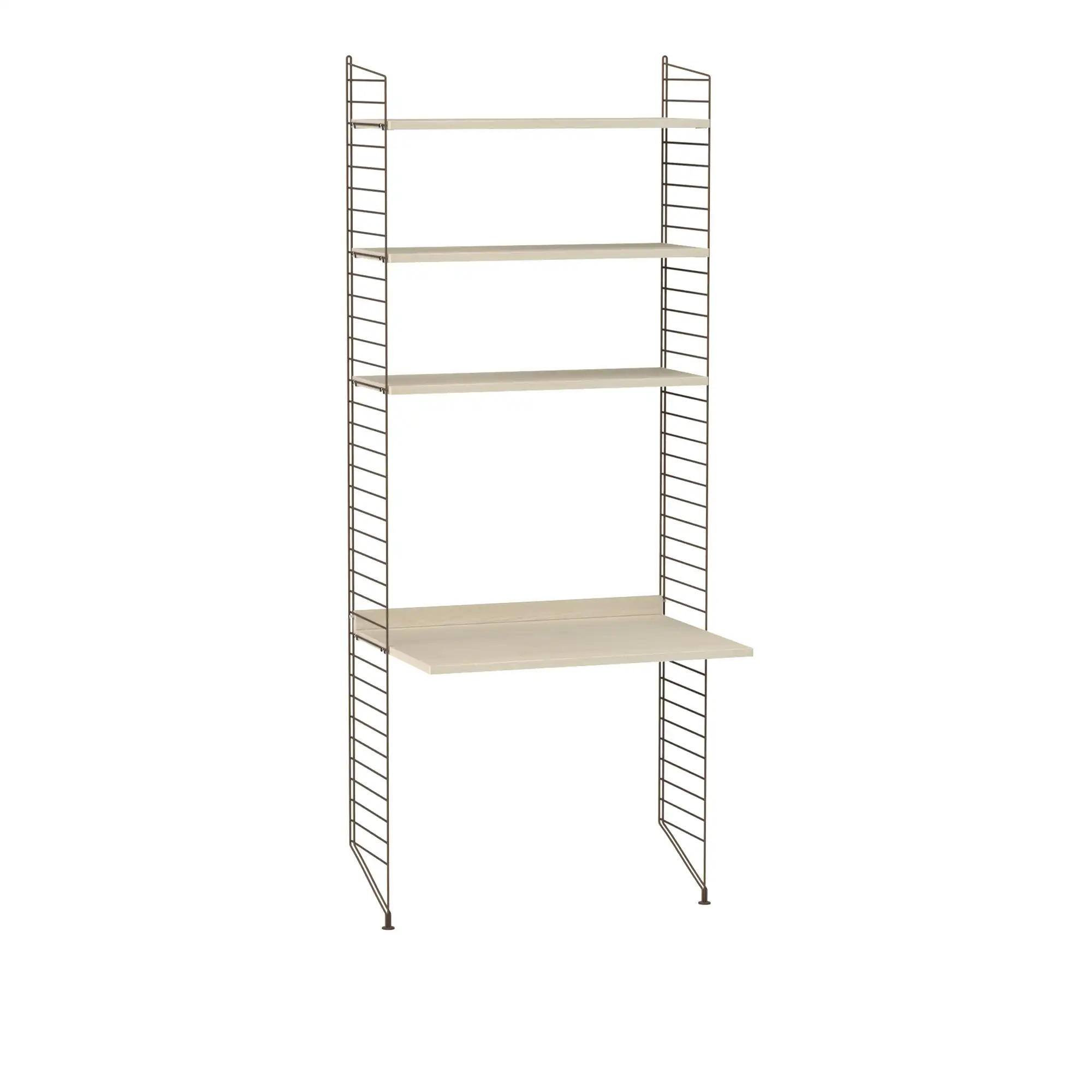 Kontor hyllsystem A ask/brun