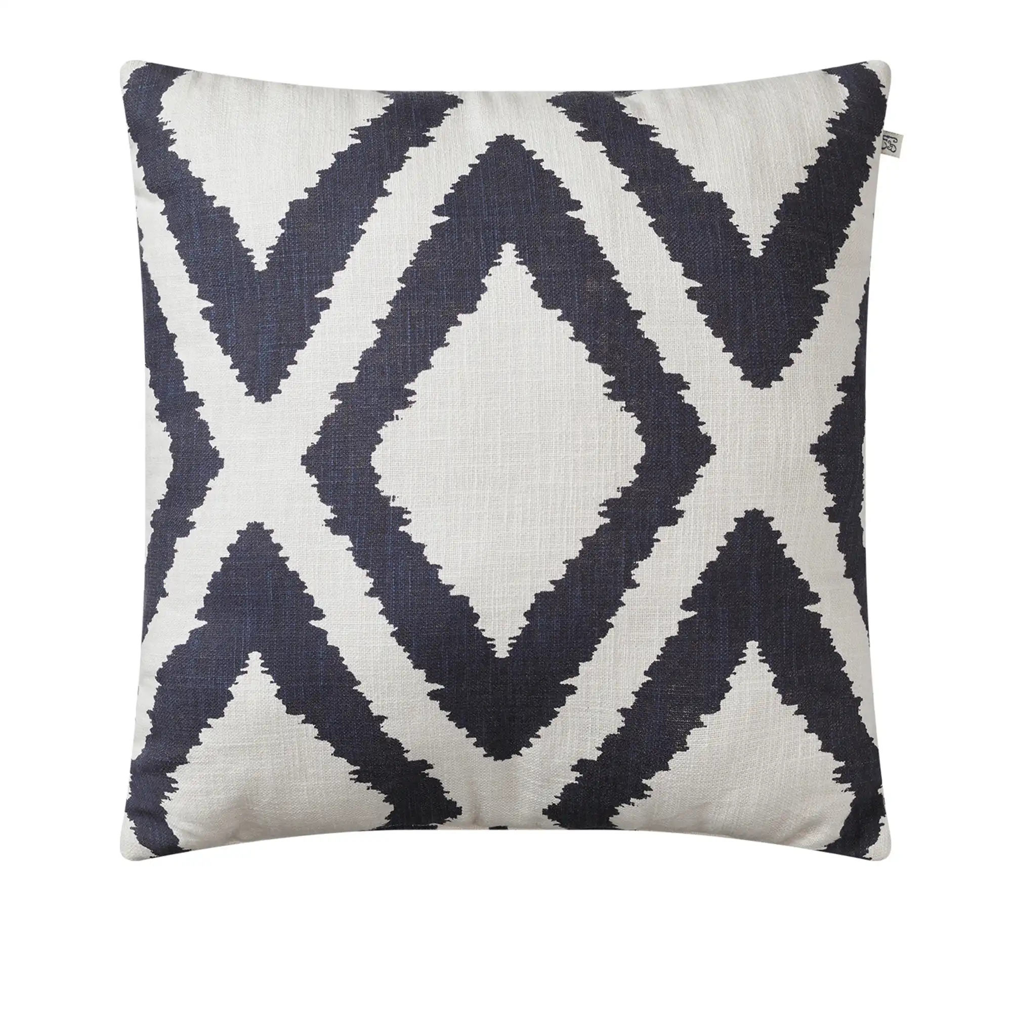 Diamond Outdoor Cushion 50x50 cm - Blue/Off White
