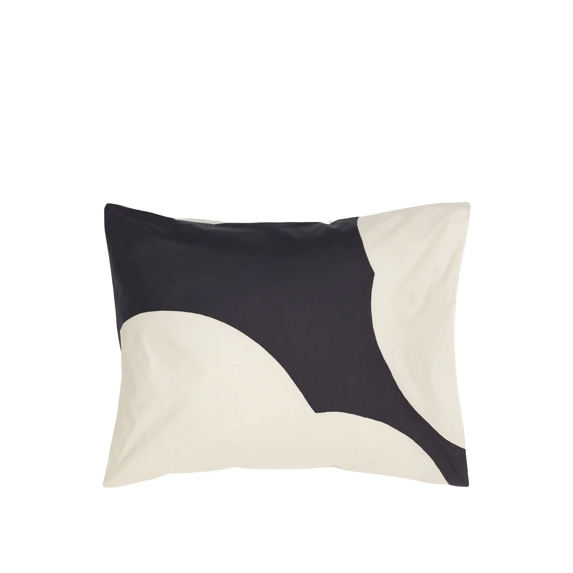 Iso Unikko Pillow Case 50x60 cm Off White, Charcoal