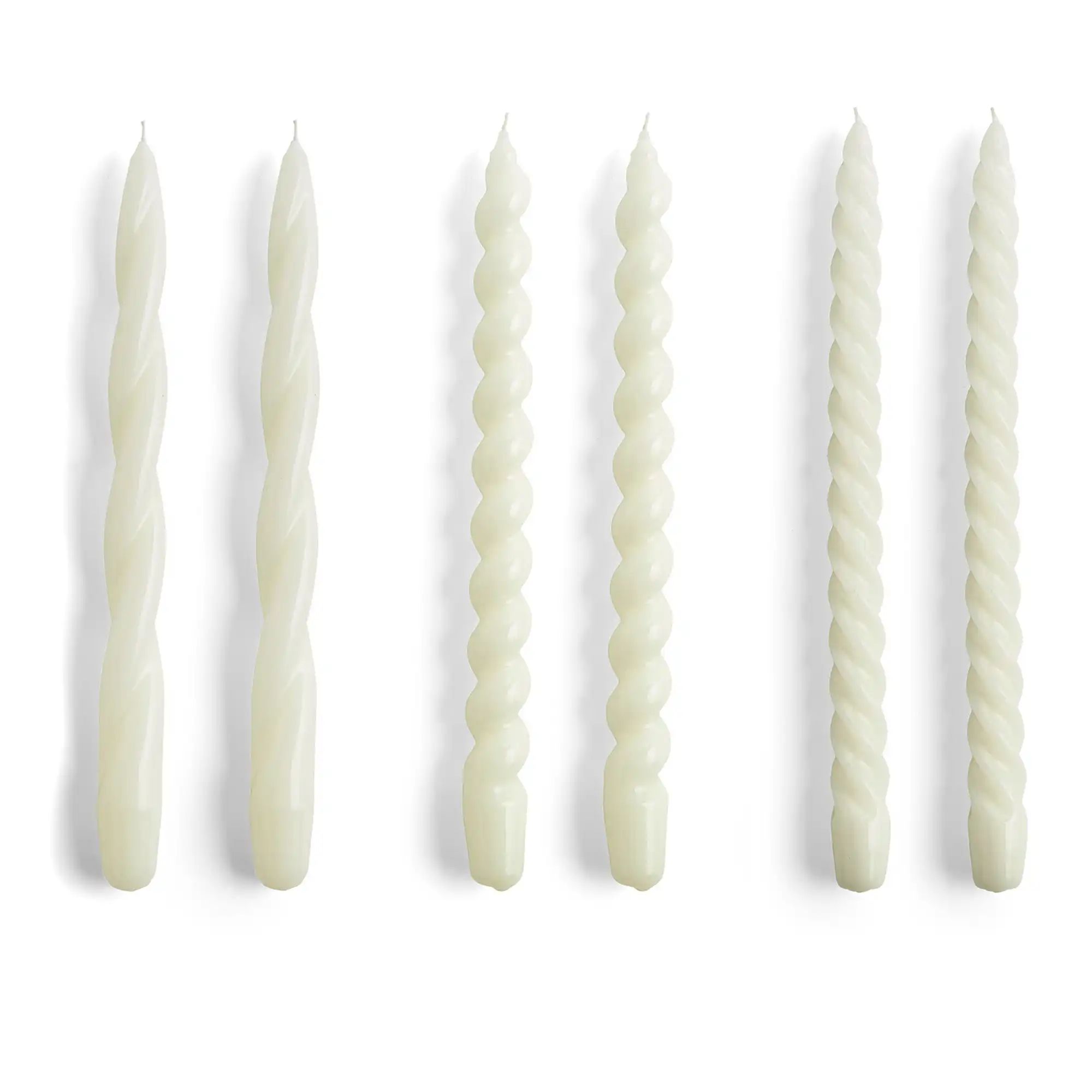 Candle Long Mix Set of 6 - Off-white