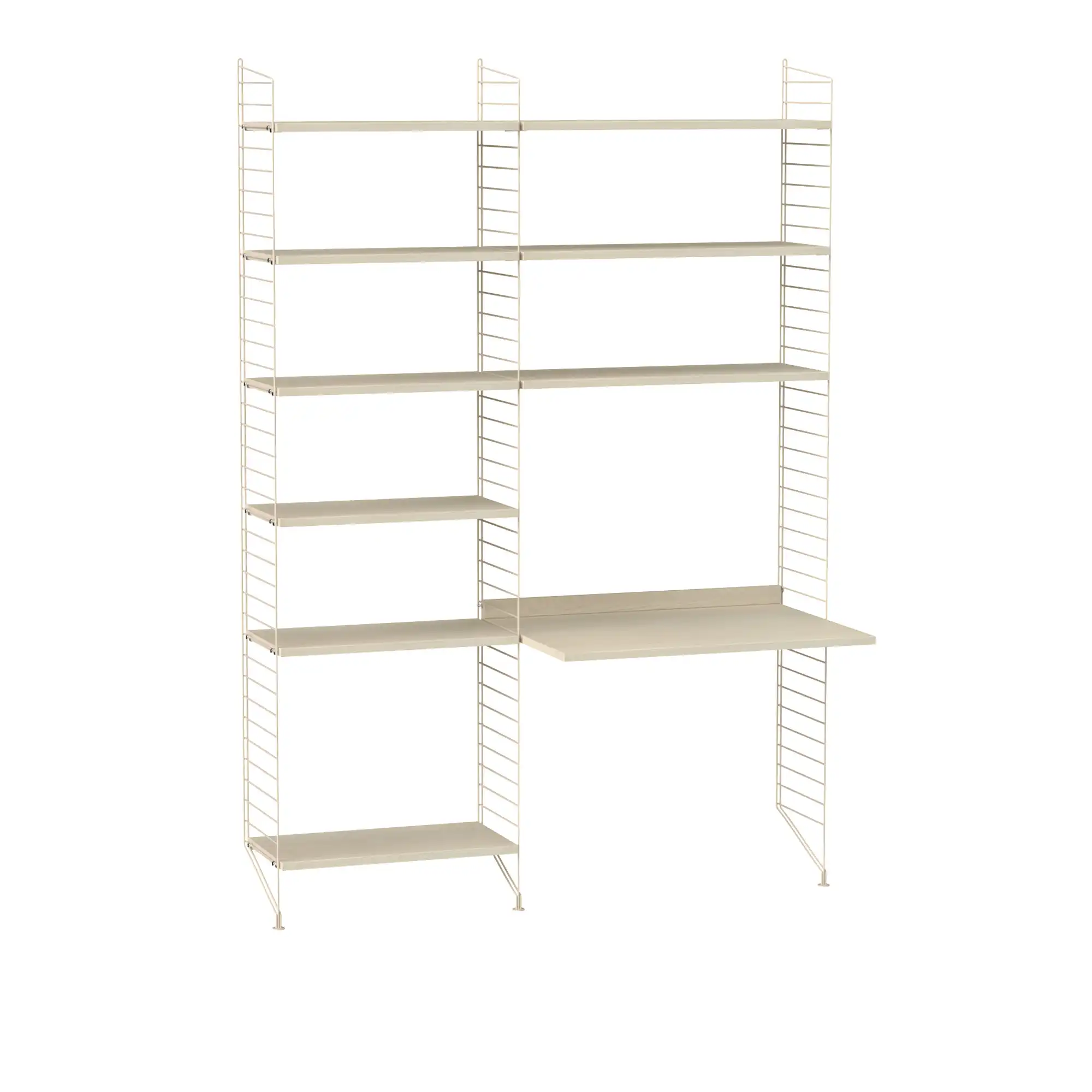 Kontor hyllsystem B ask/beige