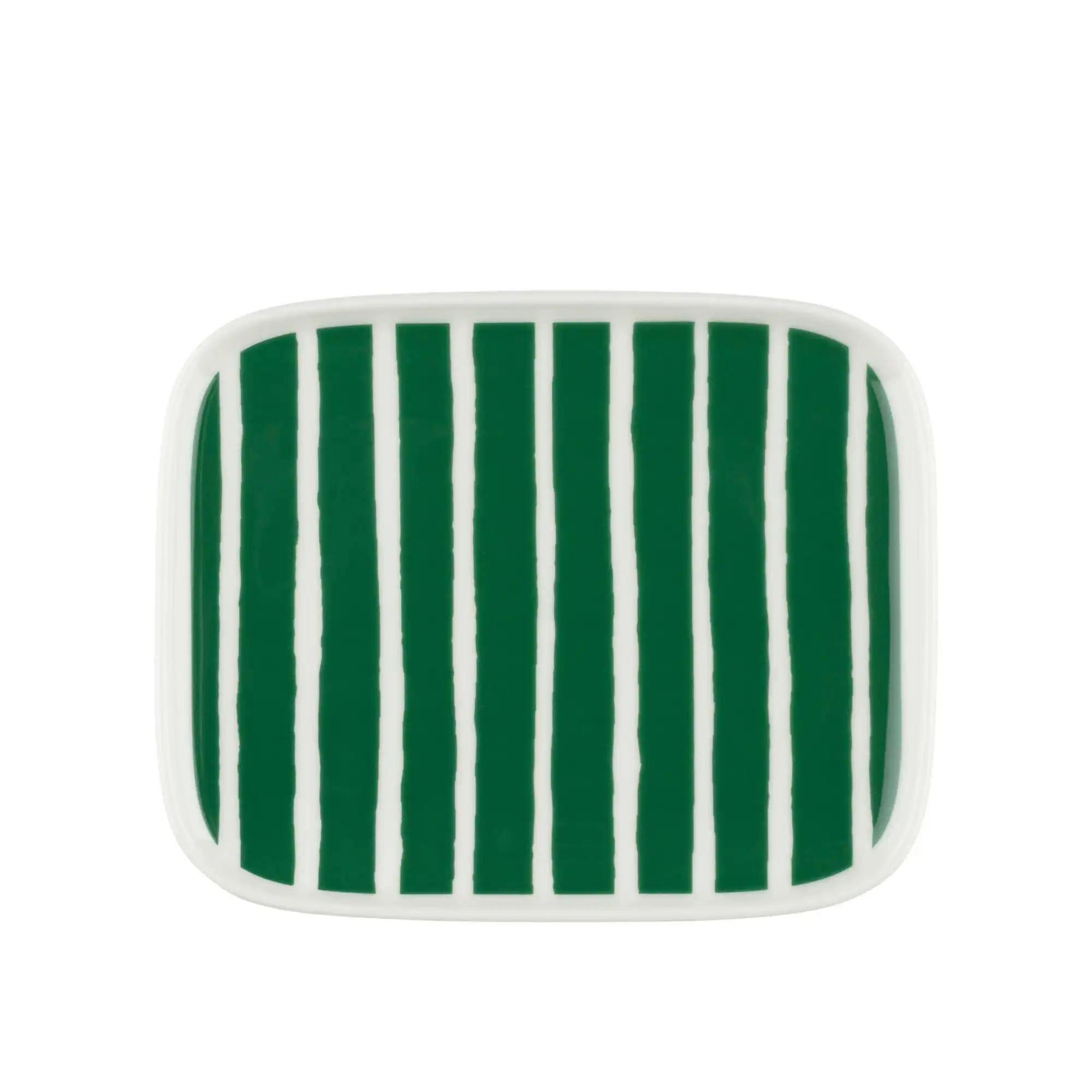 Piccolo tallrik 15x12 cm white green