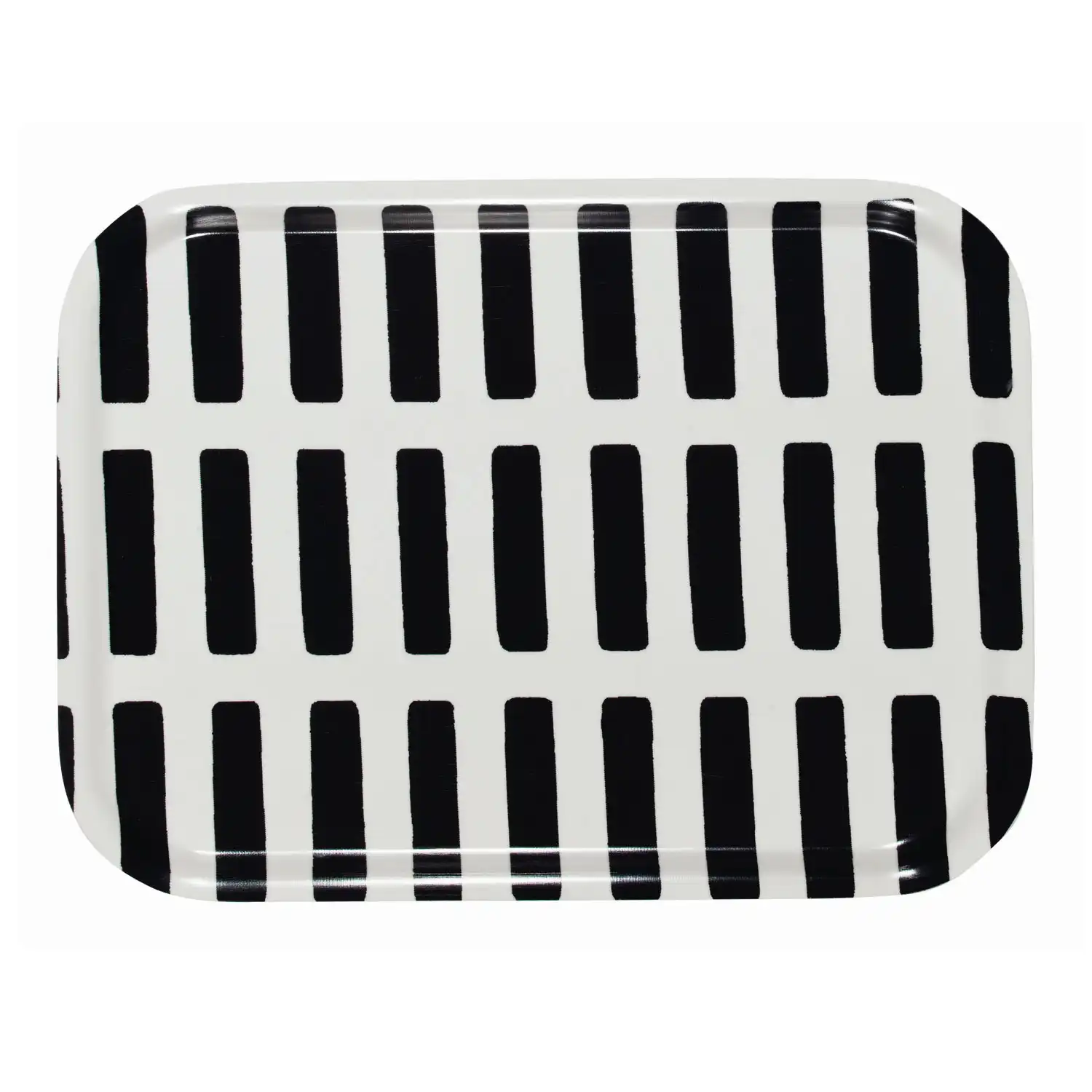 Siena serveringsbricka White/Black Small