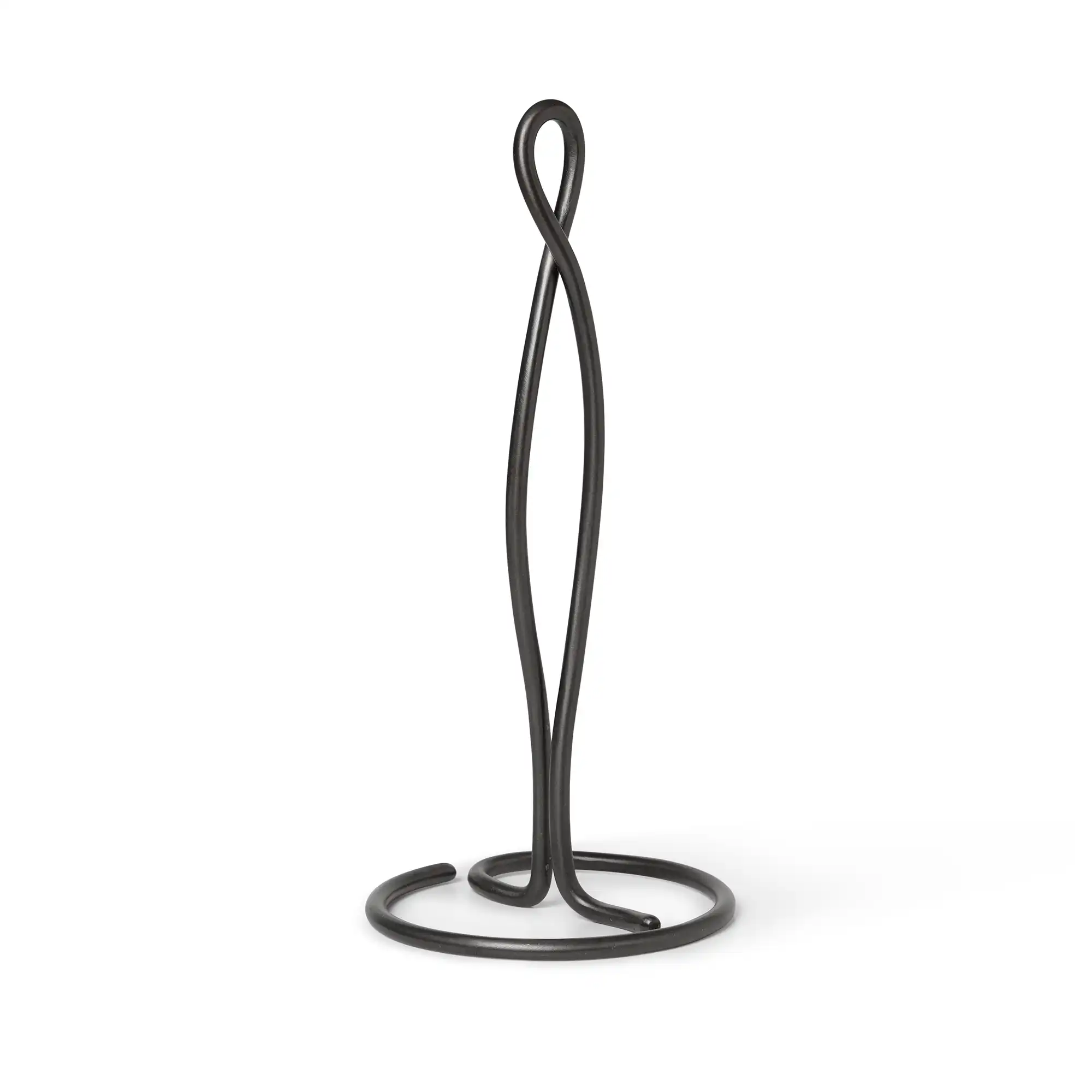 Curvature Paper Towel Holder Black Brass