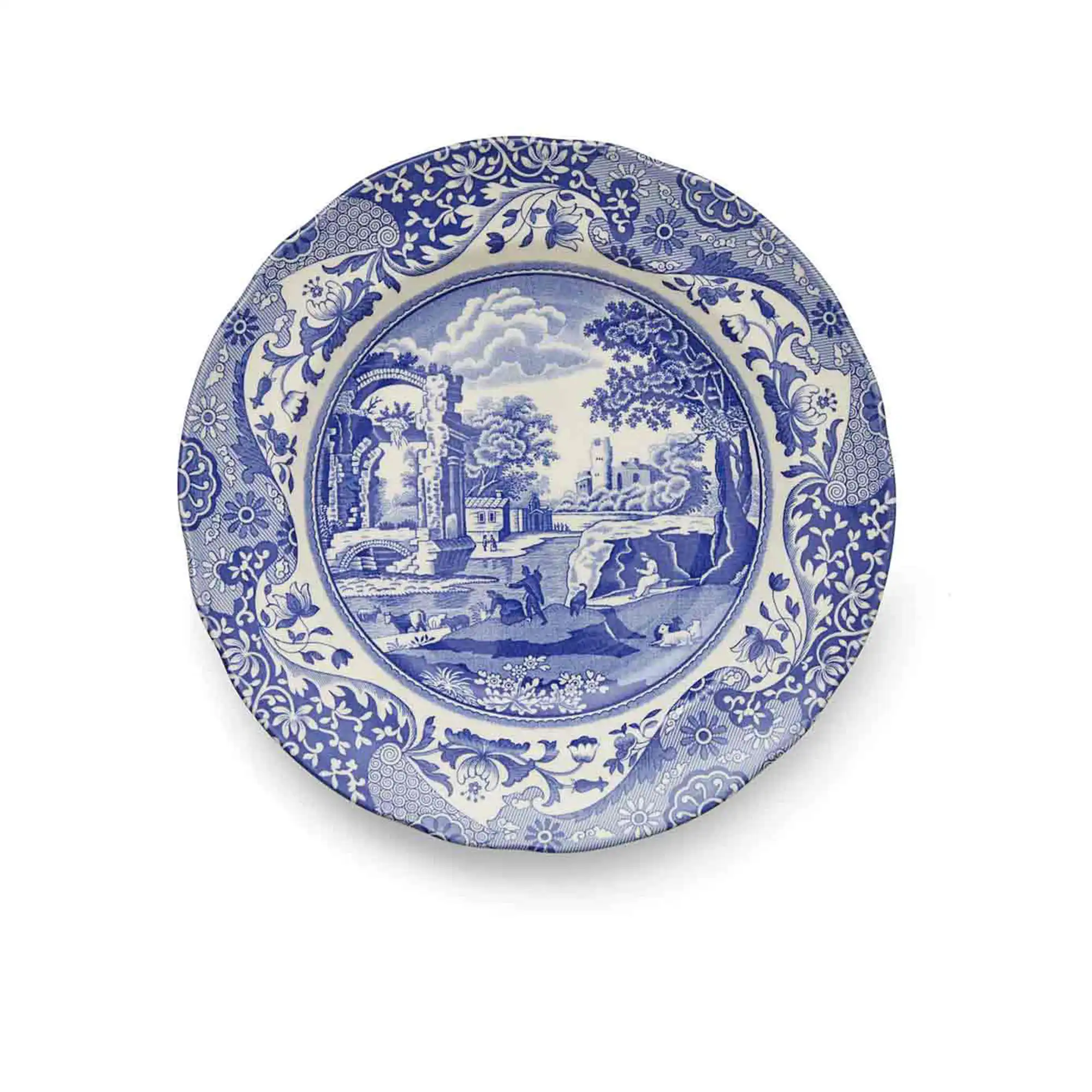 Blue Italian Tallrik 23cm
