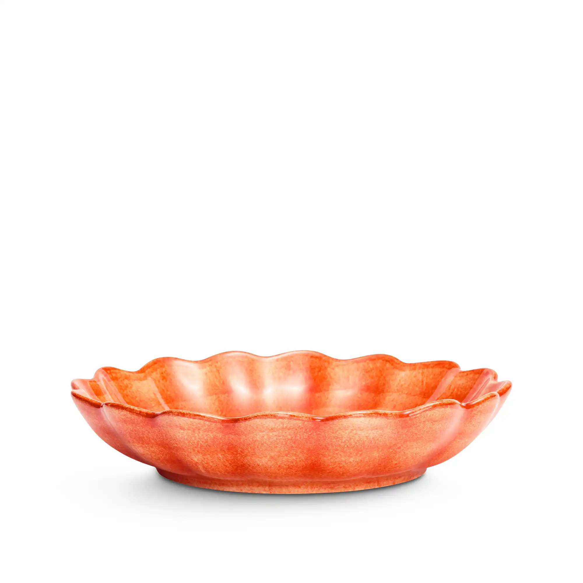 Oyster Skål 24 cm Orange