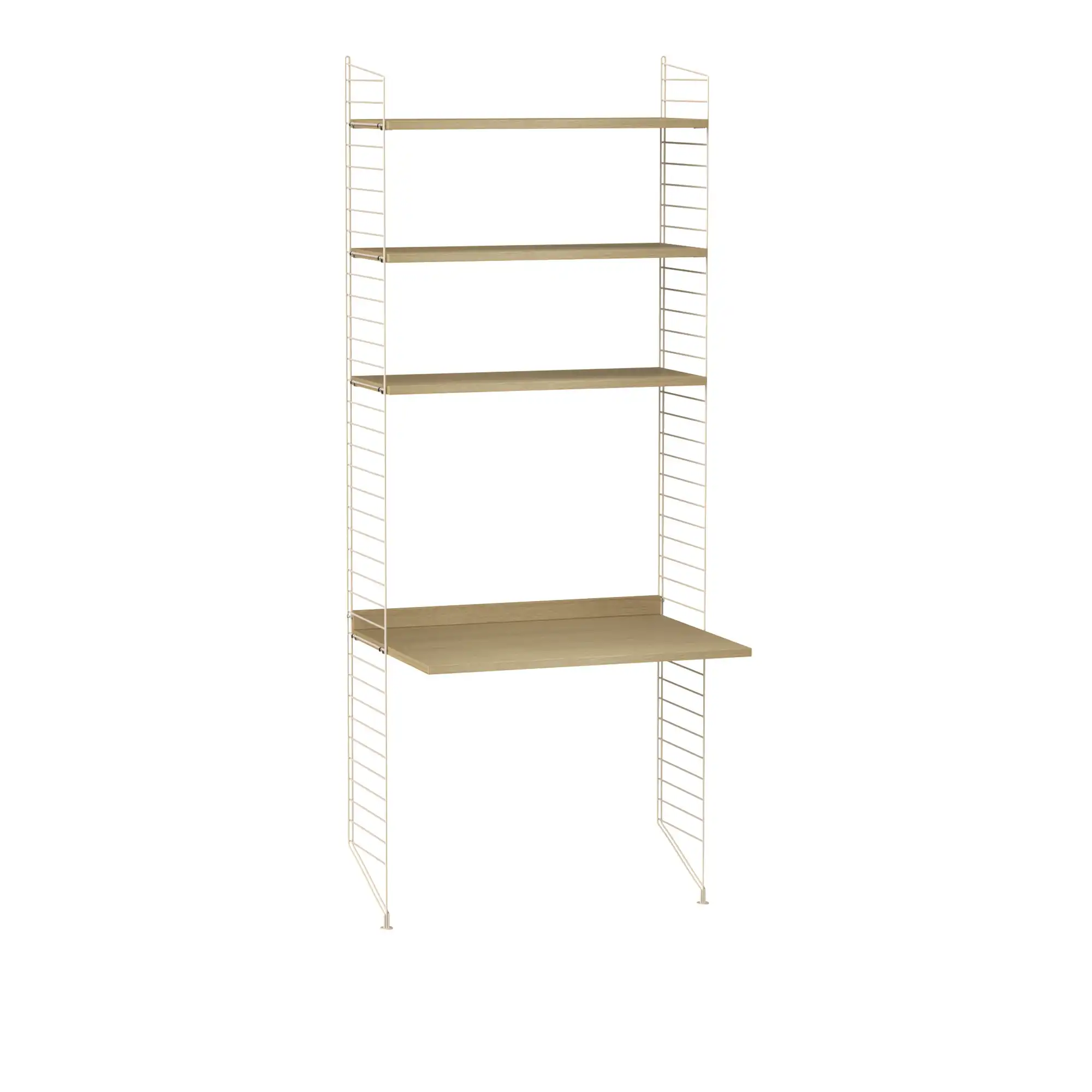 Kontor hyllsystem A ek/beige