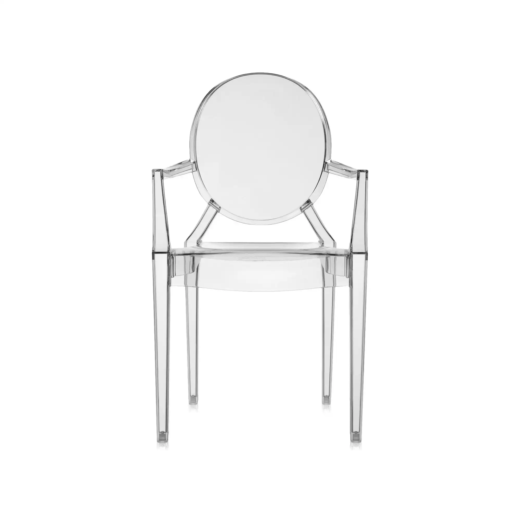 Louis Ghost Chair - Smoke Grey