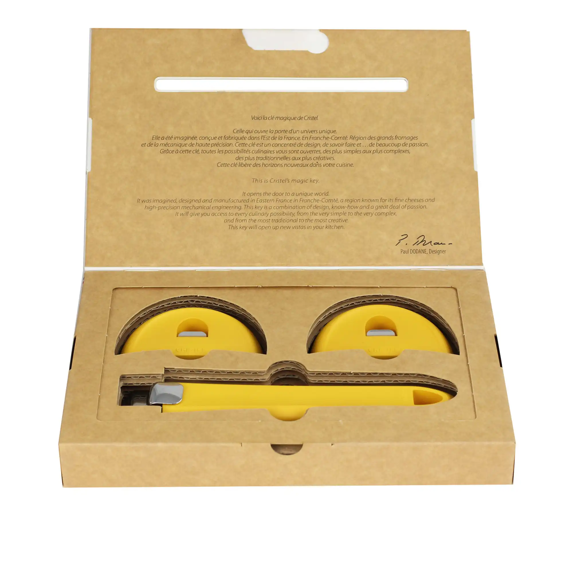 Mutine Removable Set 1 Handle And 2 Side Handles - Yellow
