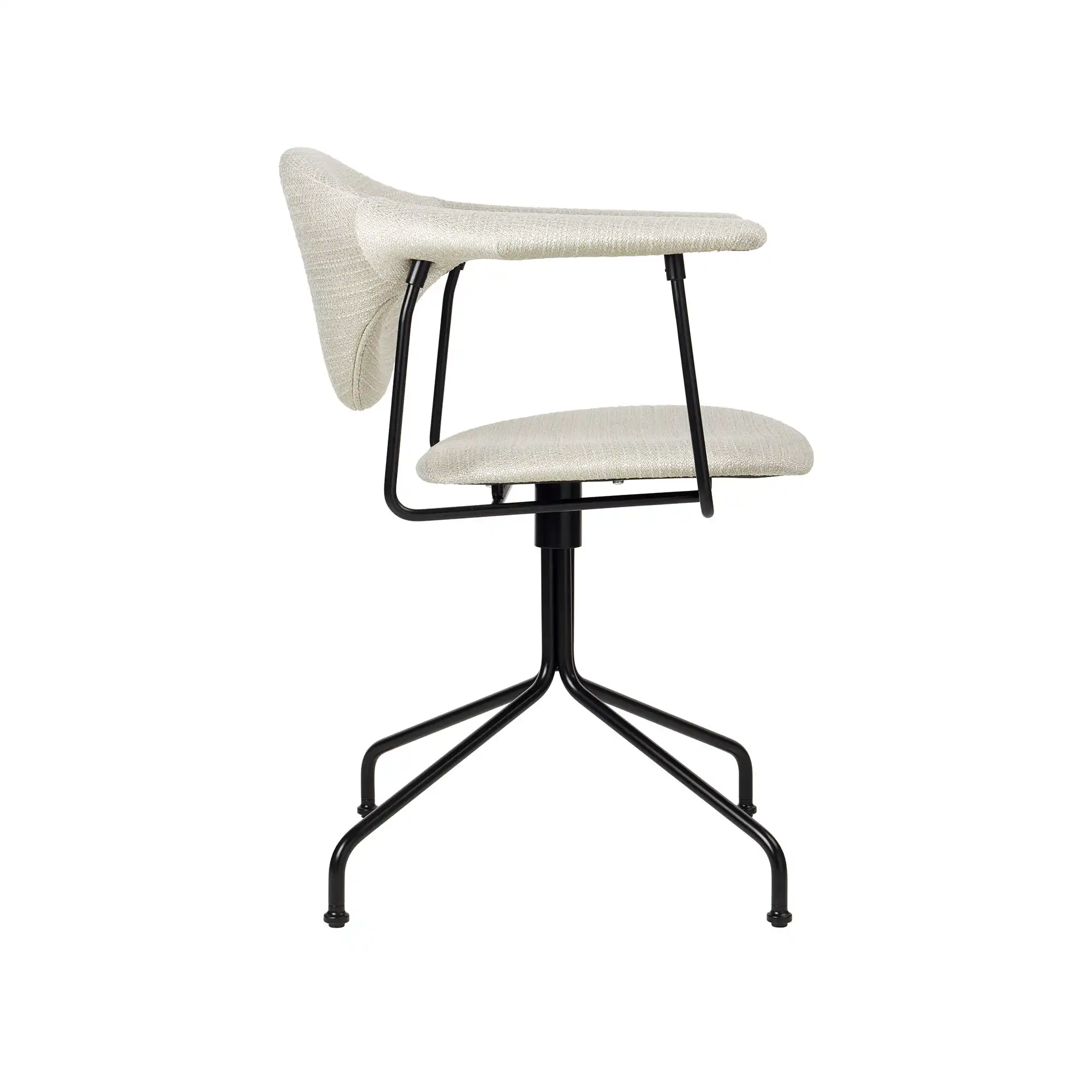 Masculo Meeting Chair - Fully Upholstered, Swivel base, PG. B Dedar, Eero Special FR 106