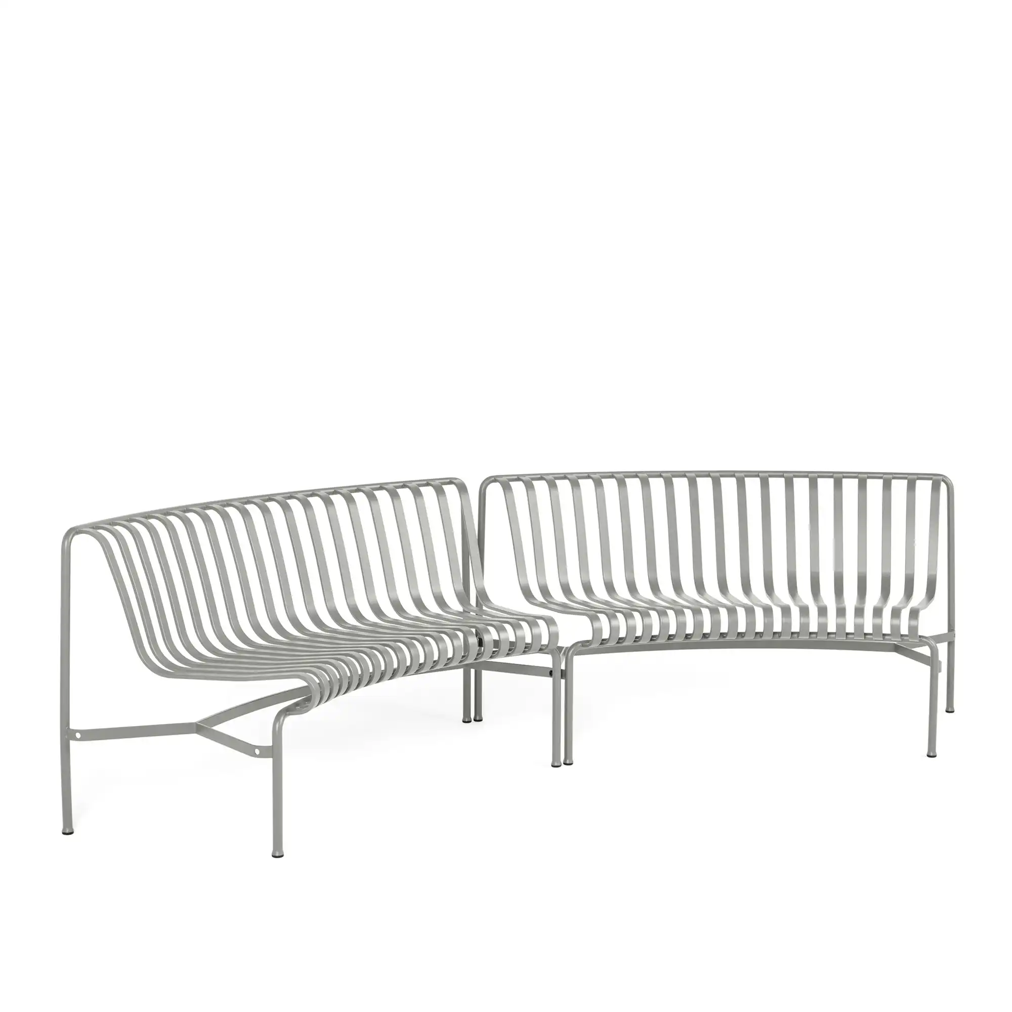 Palissade Park Dining Bench - Sky grey In/In