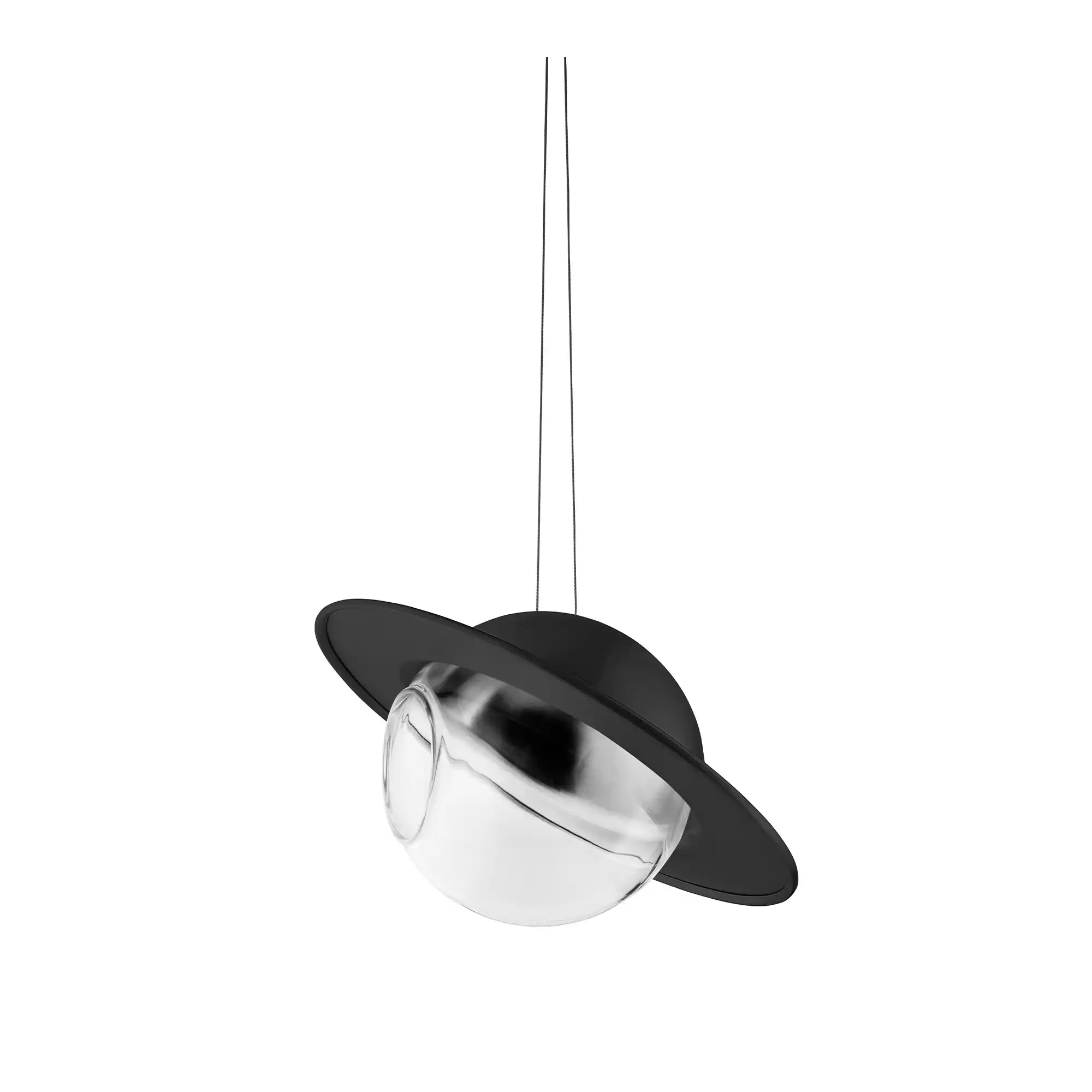 Saturn fågelmatare svart