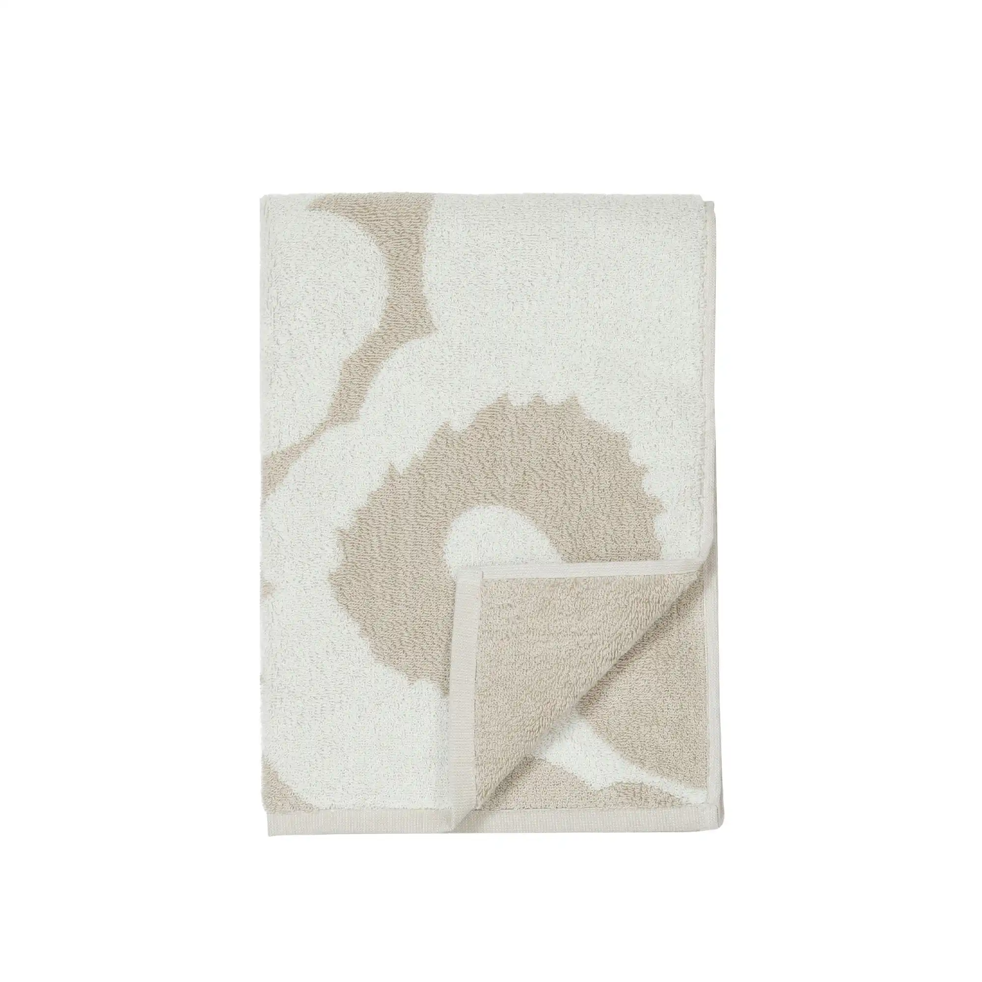 Unikko handhandduk 50x70 cm beige white