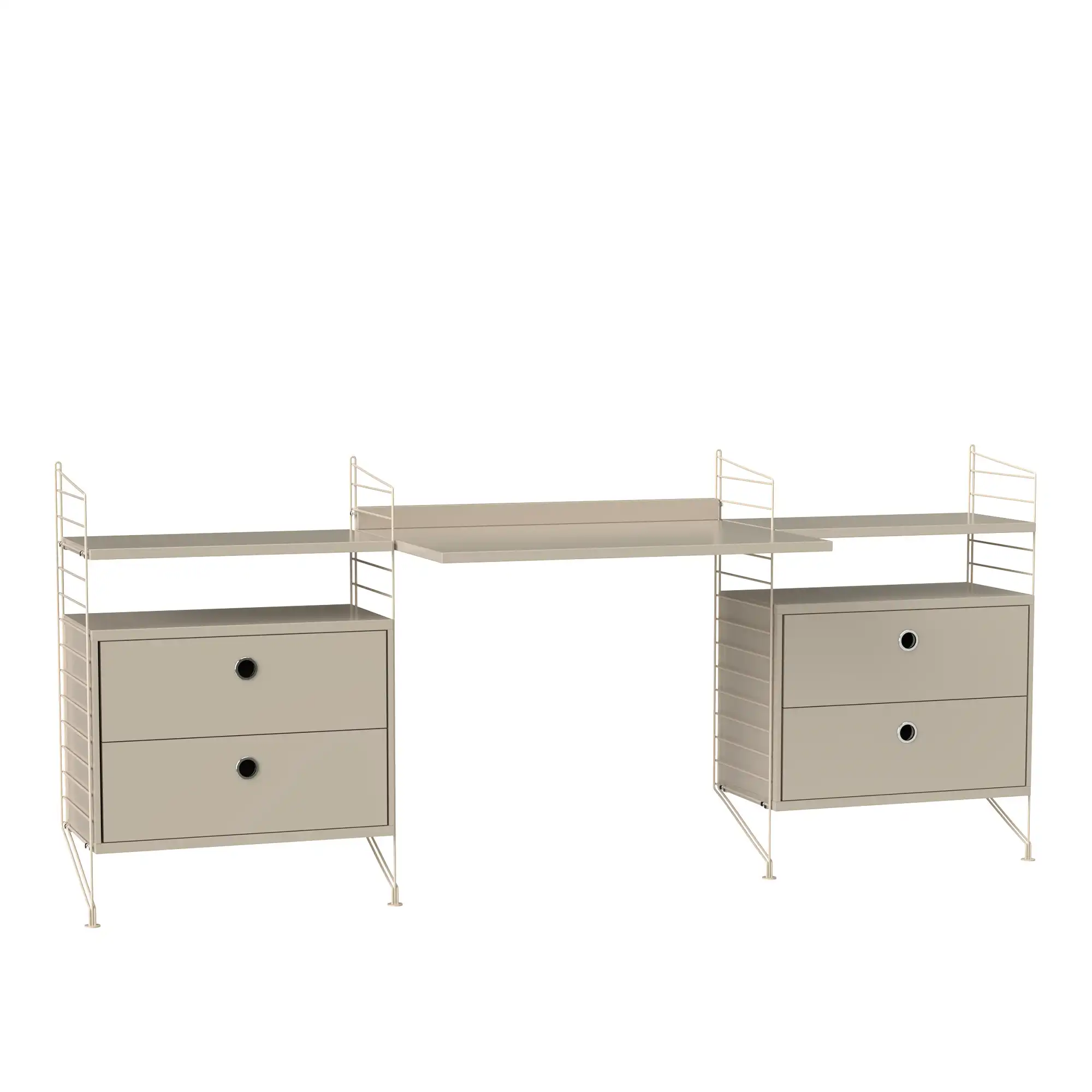 Kontor hyllsystem C beige/beige