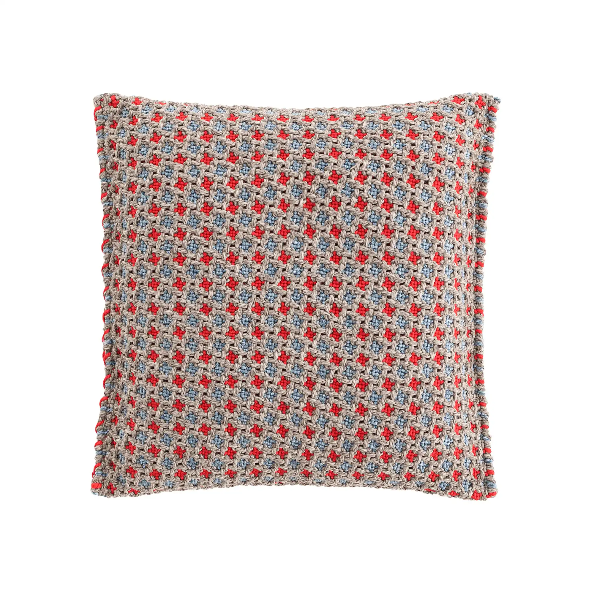 Garden Layers Small Cushion - Gofre Blue