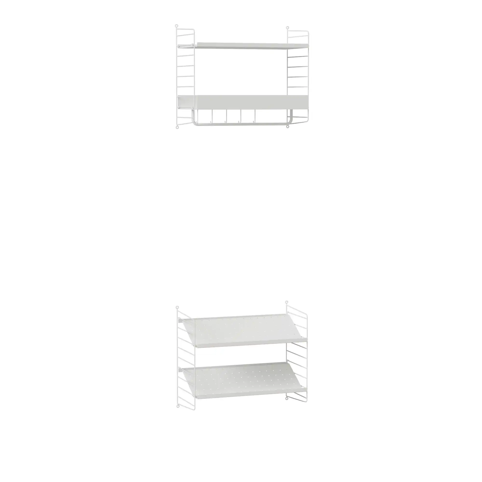 Hall hyllsystem E vit/vit