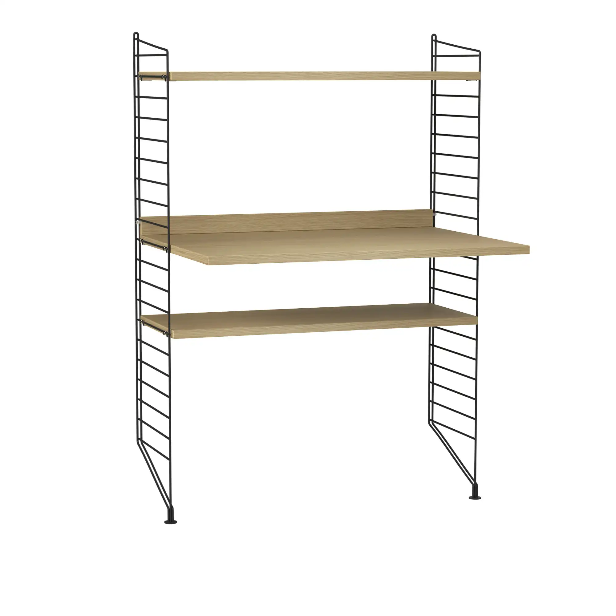 Kontor hyllsystem H ek/svart
