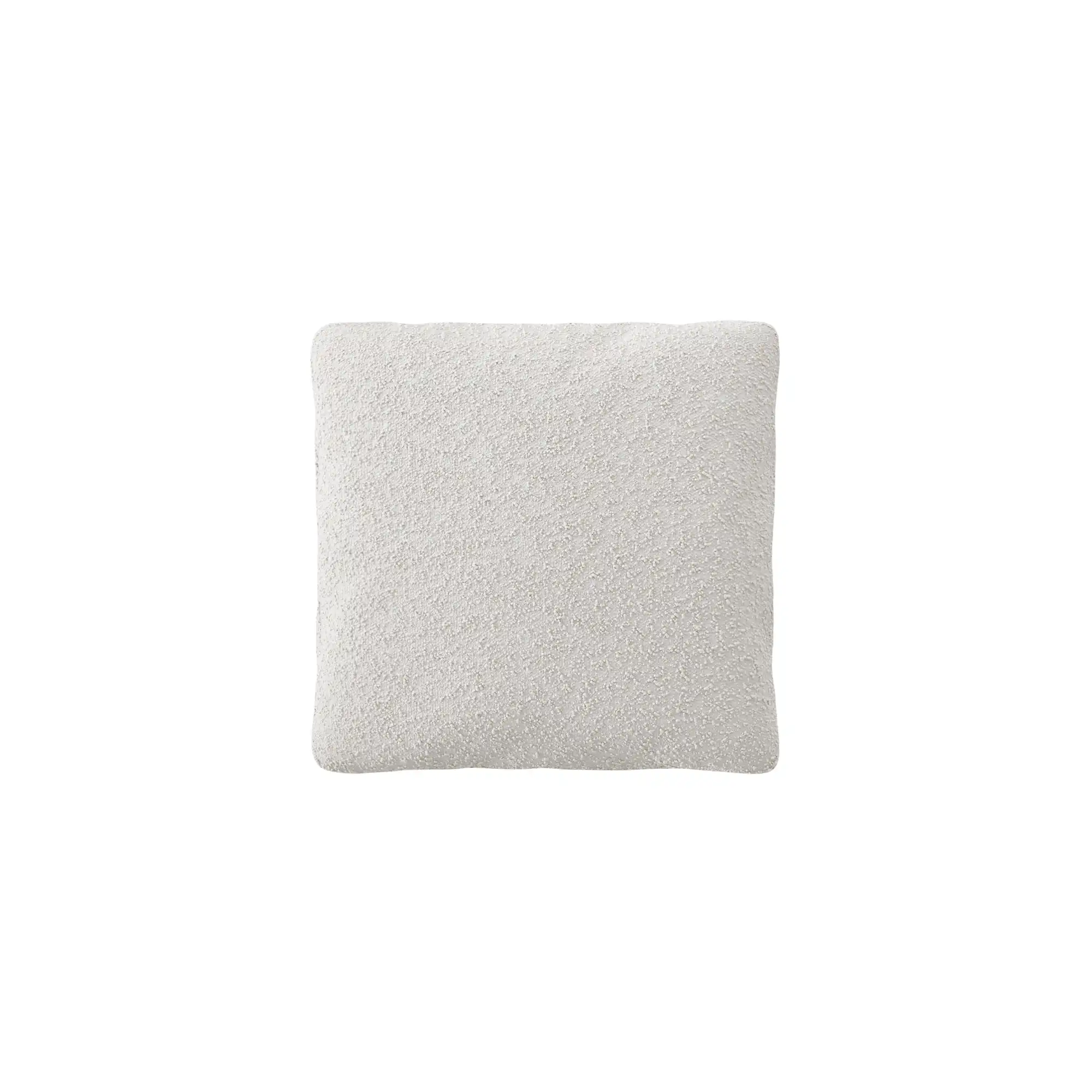 Brick Square Pillow - Ascot Warm White Bouclé