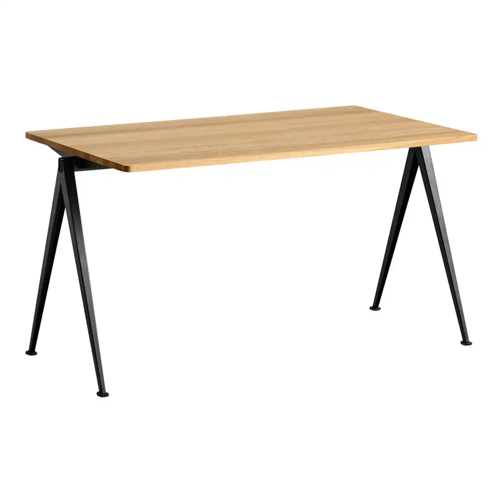 Pyramid Table 01 140x75 cm Svart/Klarlackad Ek