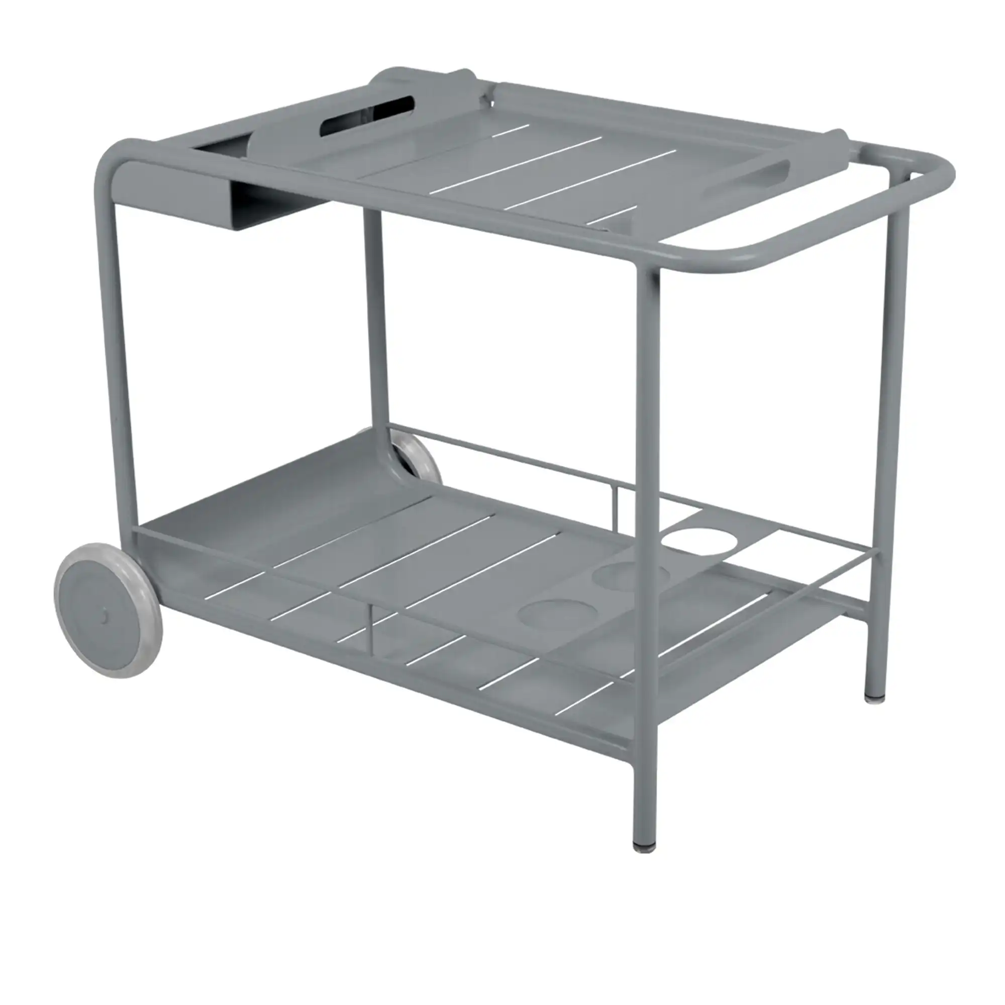 Luxembourg Side Bar /Trolley - Lapilli Grey