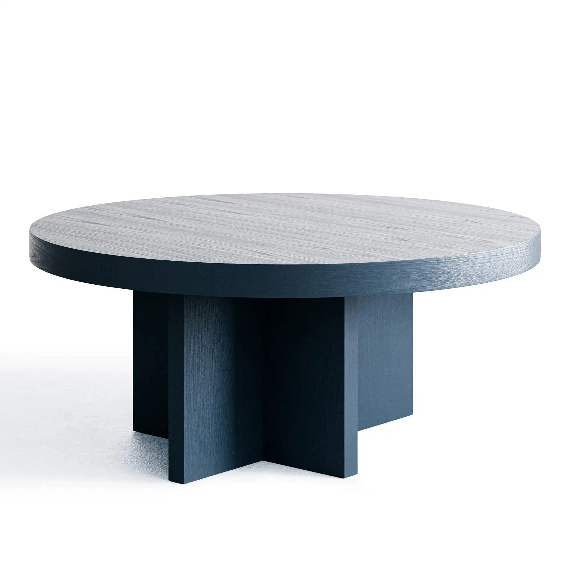 L.A. Round Coffee Table Ø90 Blue