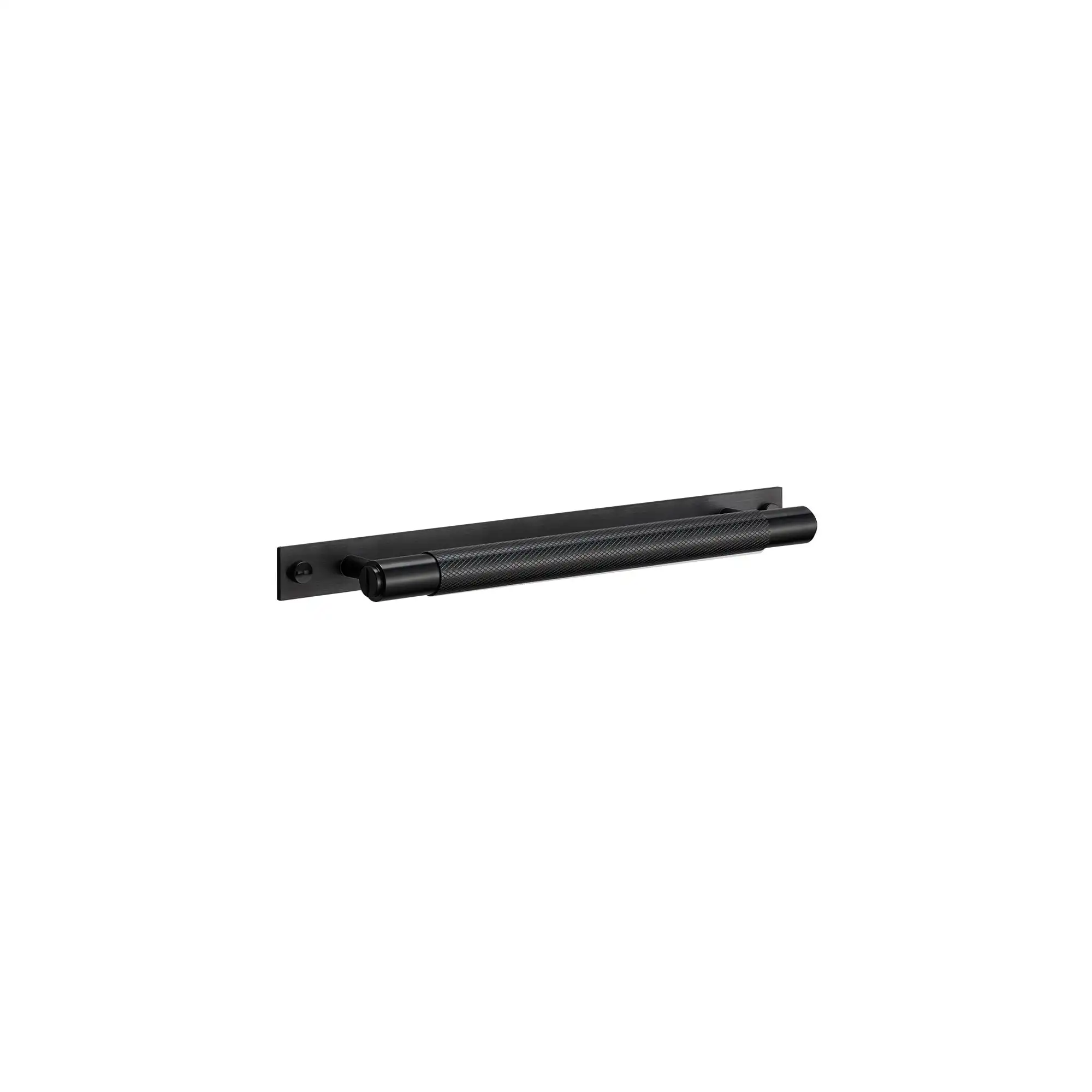 Pull Bar Plate Small - Black