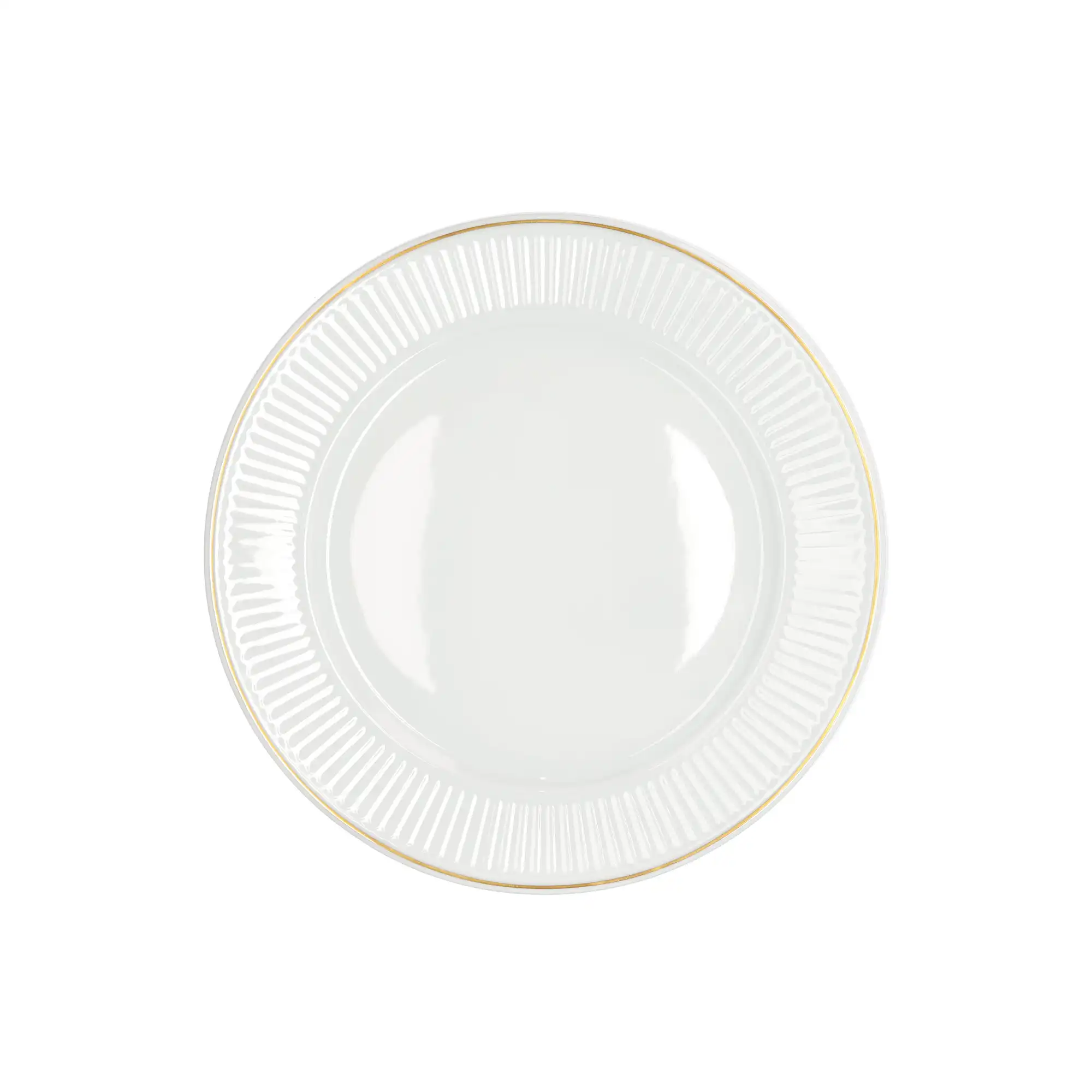 Plissé Flat Plate 22 cm Ovenproof Porcelain