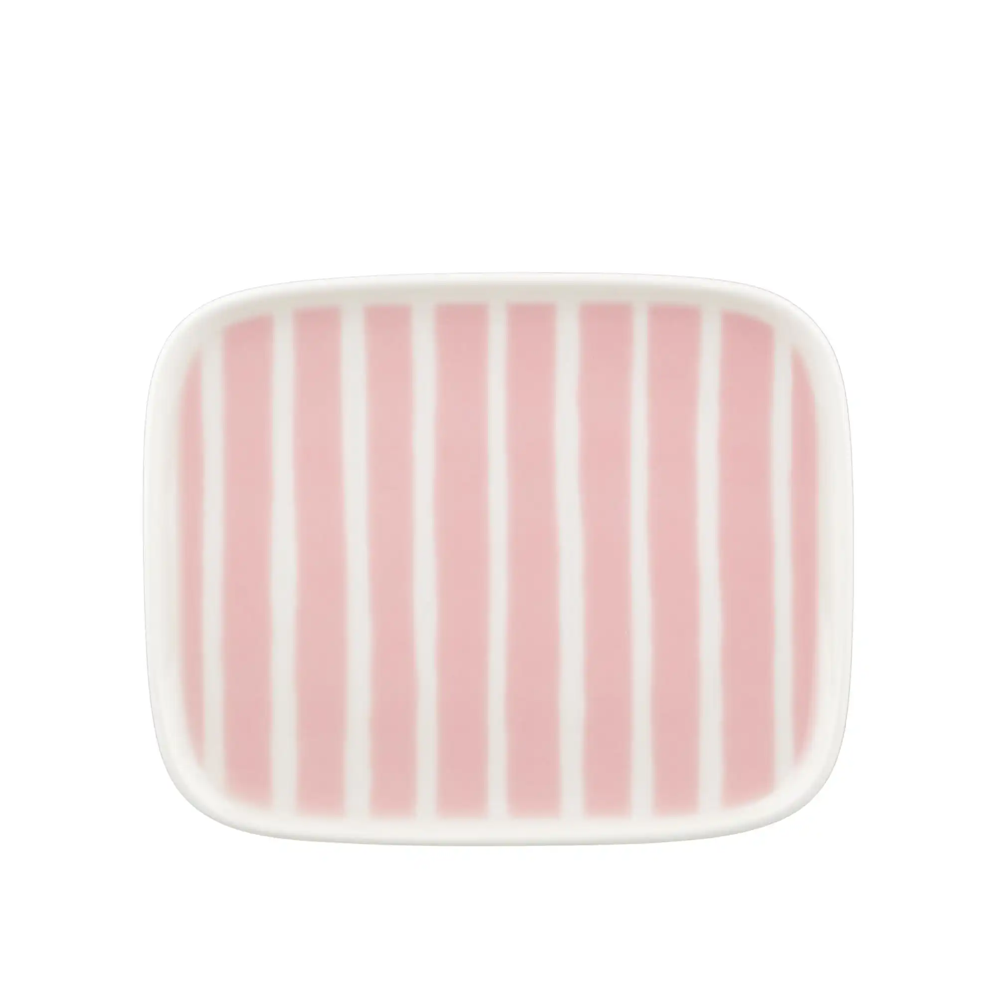 Piccolo tallrik 15x12 cm white light pink