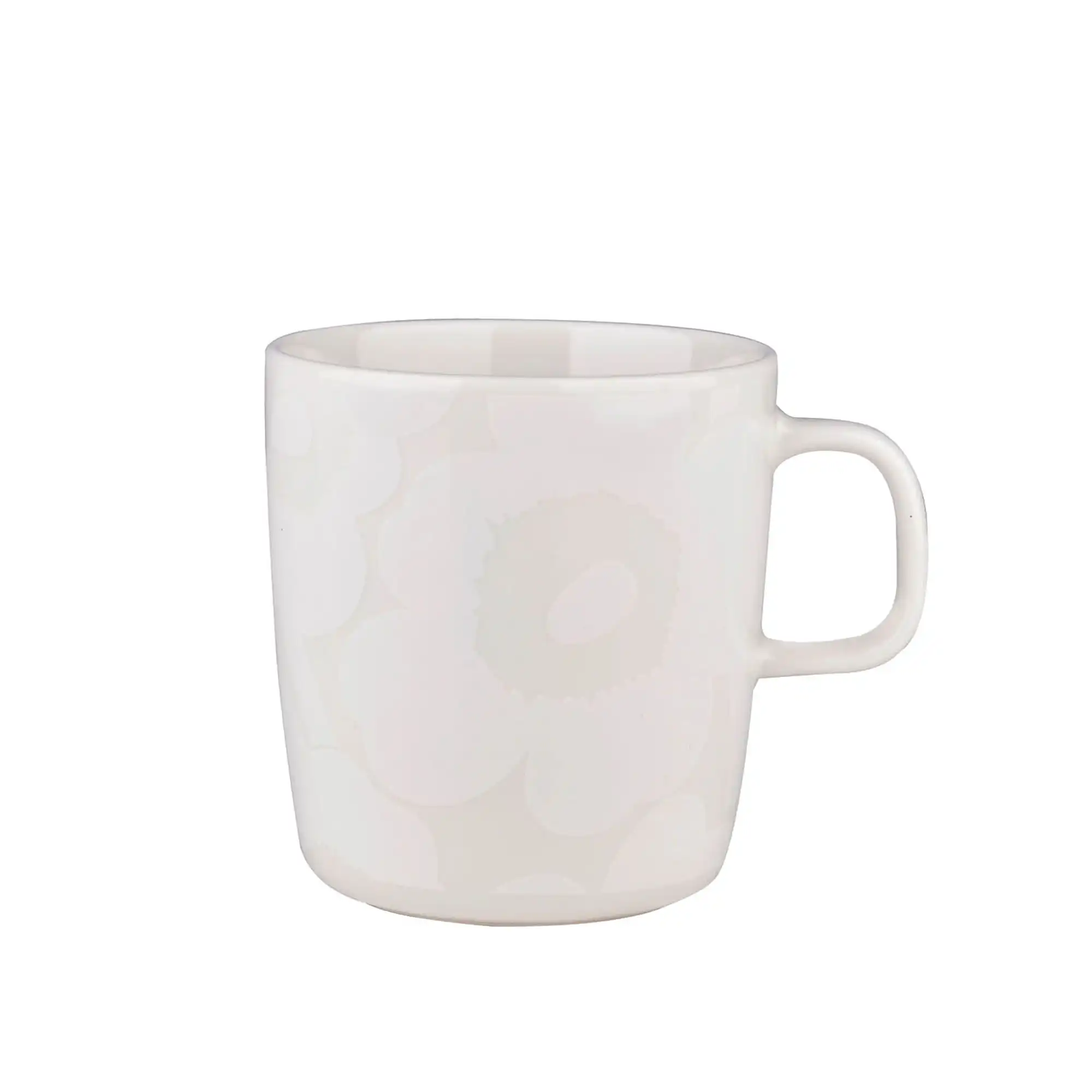 Unikko mugg 40 cl white natural white