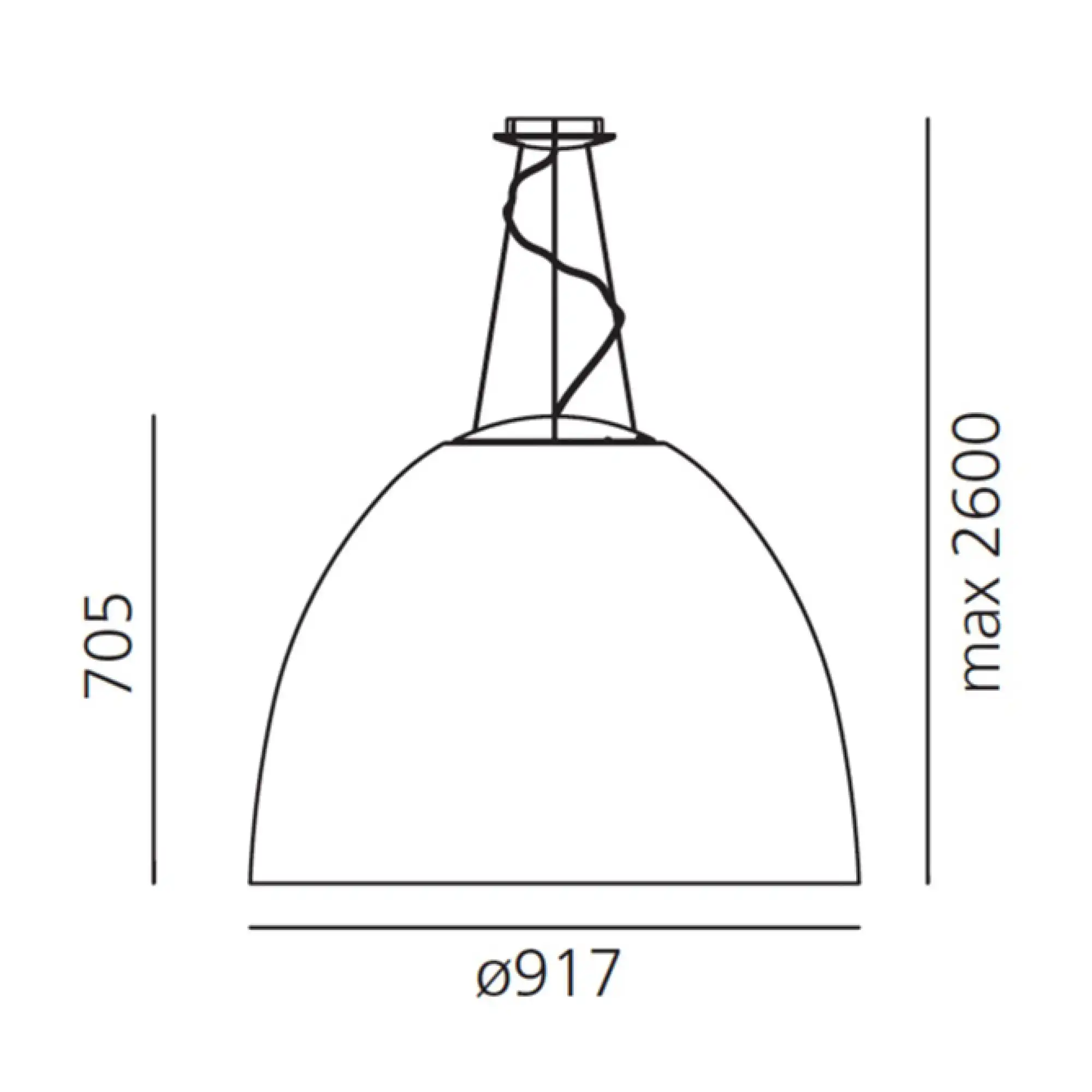 Nur 1618 Acoustic Pendellampa