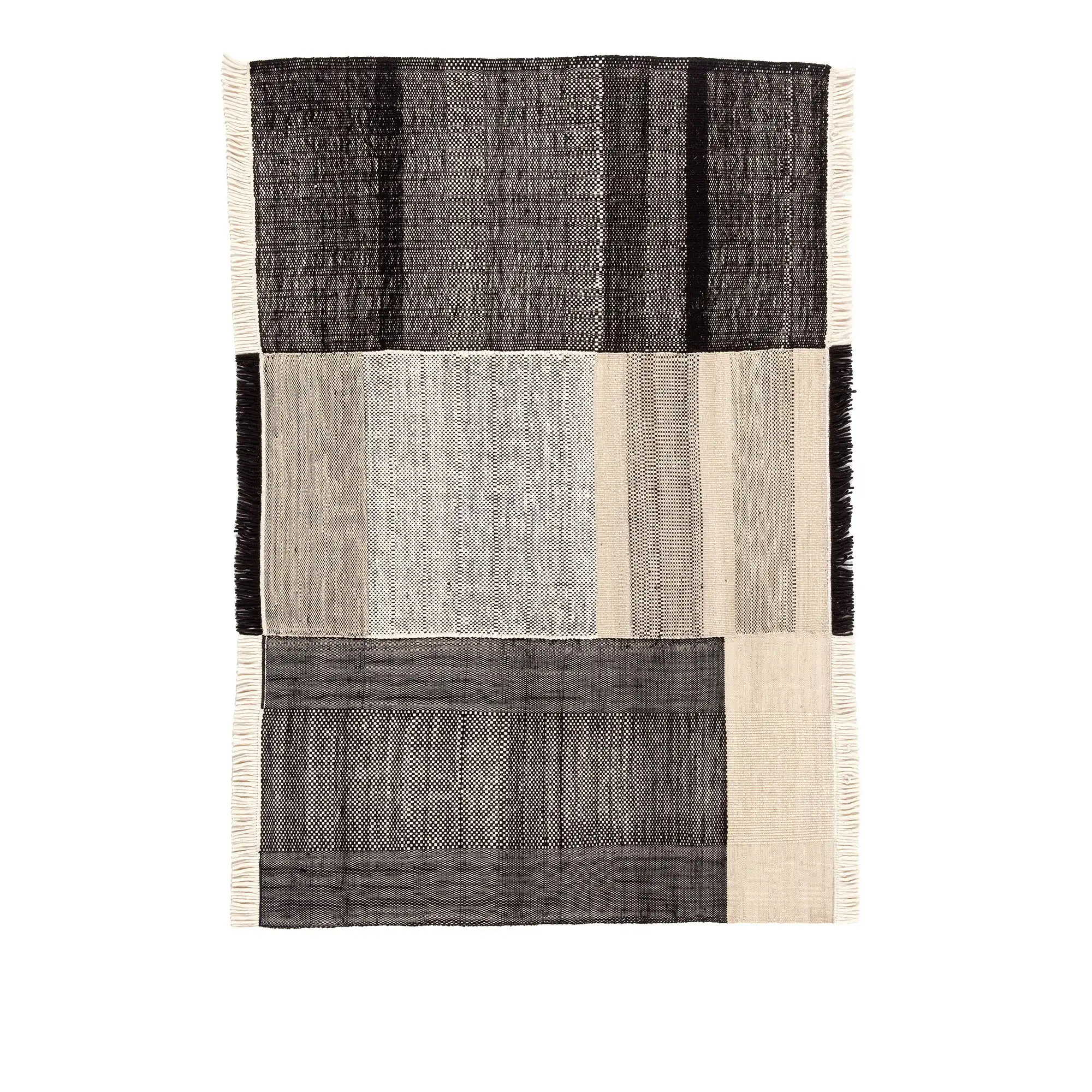 Tres Outdoor Black Rug