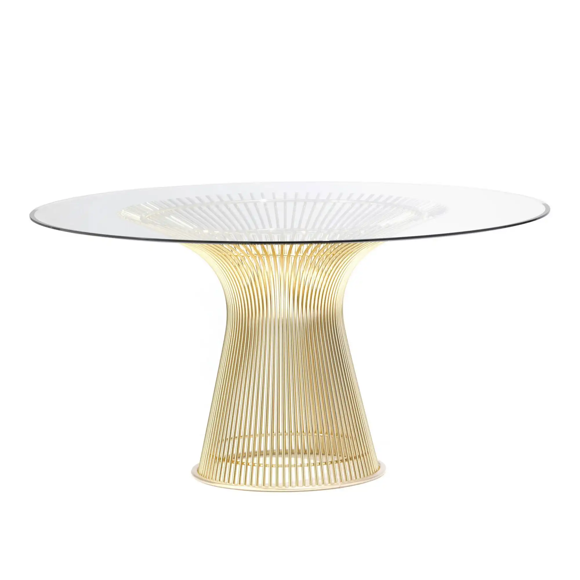 Platner matbord 18k guld