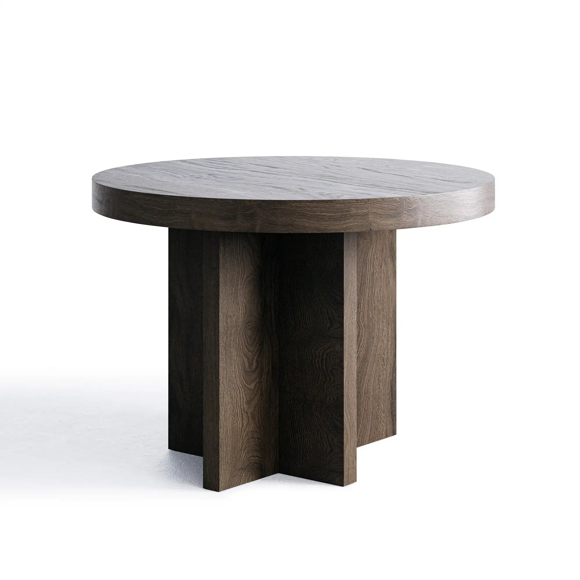 L.A. Round Coffee Table Ø70 Dark Oak