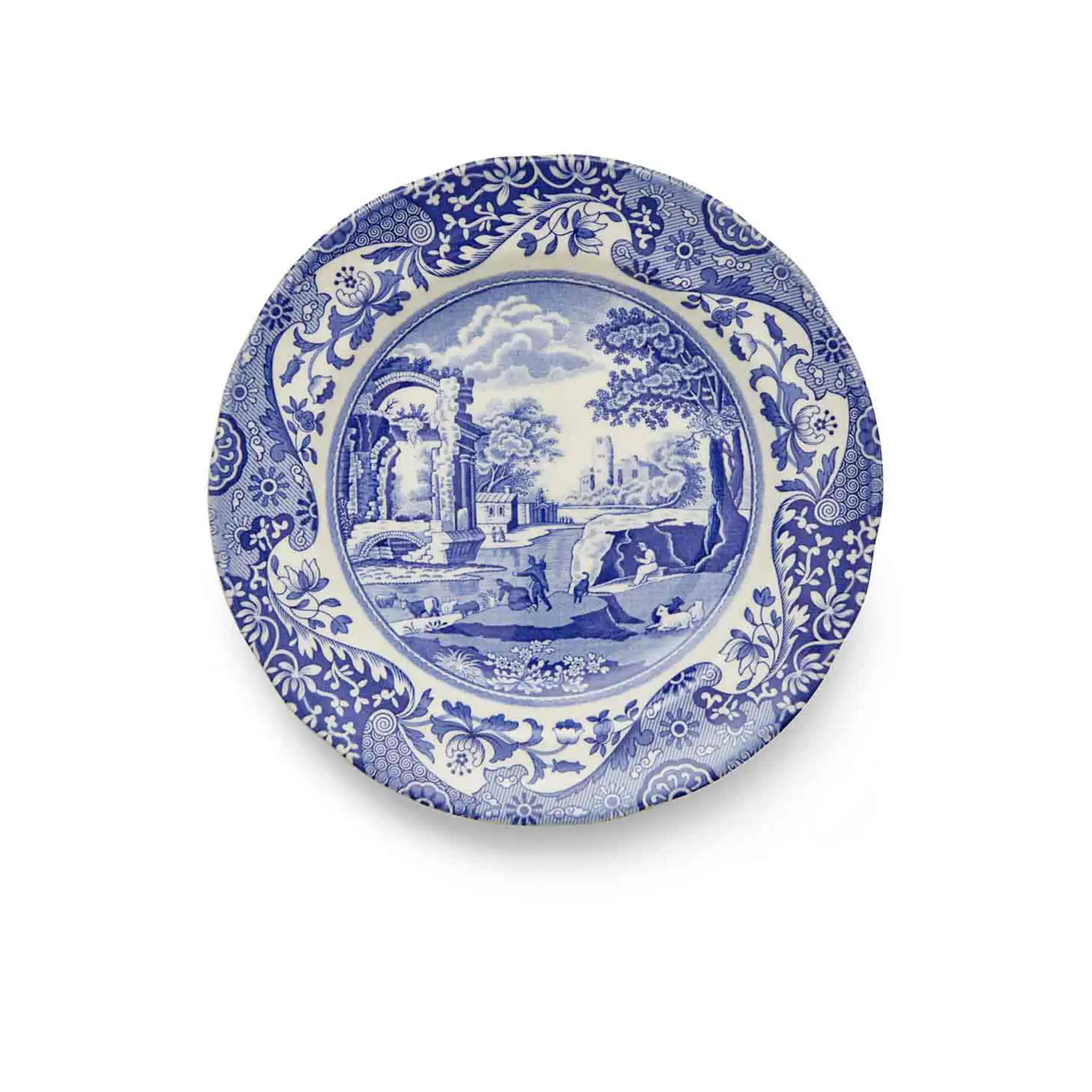 Blue Italian Tallrik 20cm