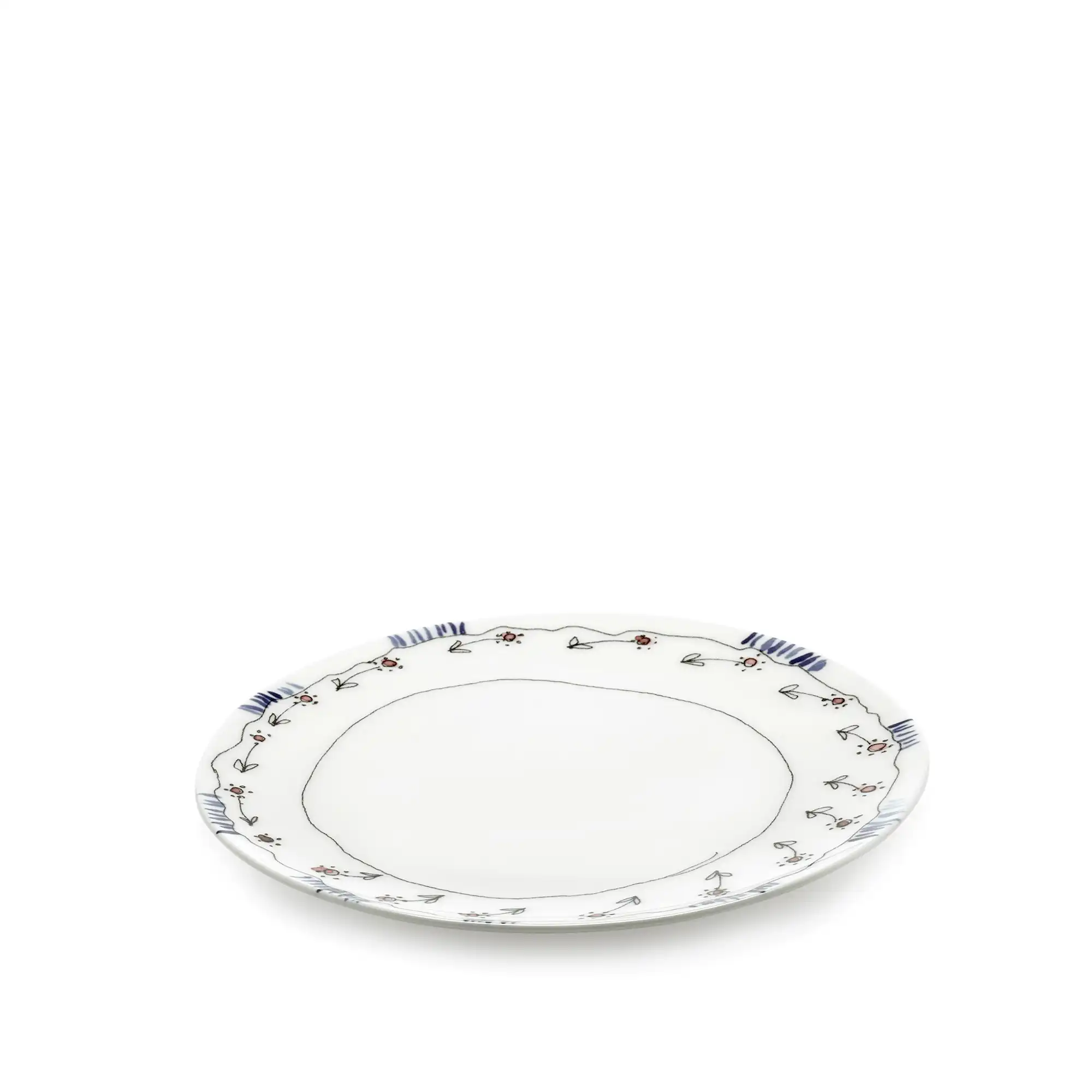 Plate S Anemone Milk - Set of 2