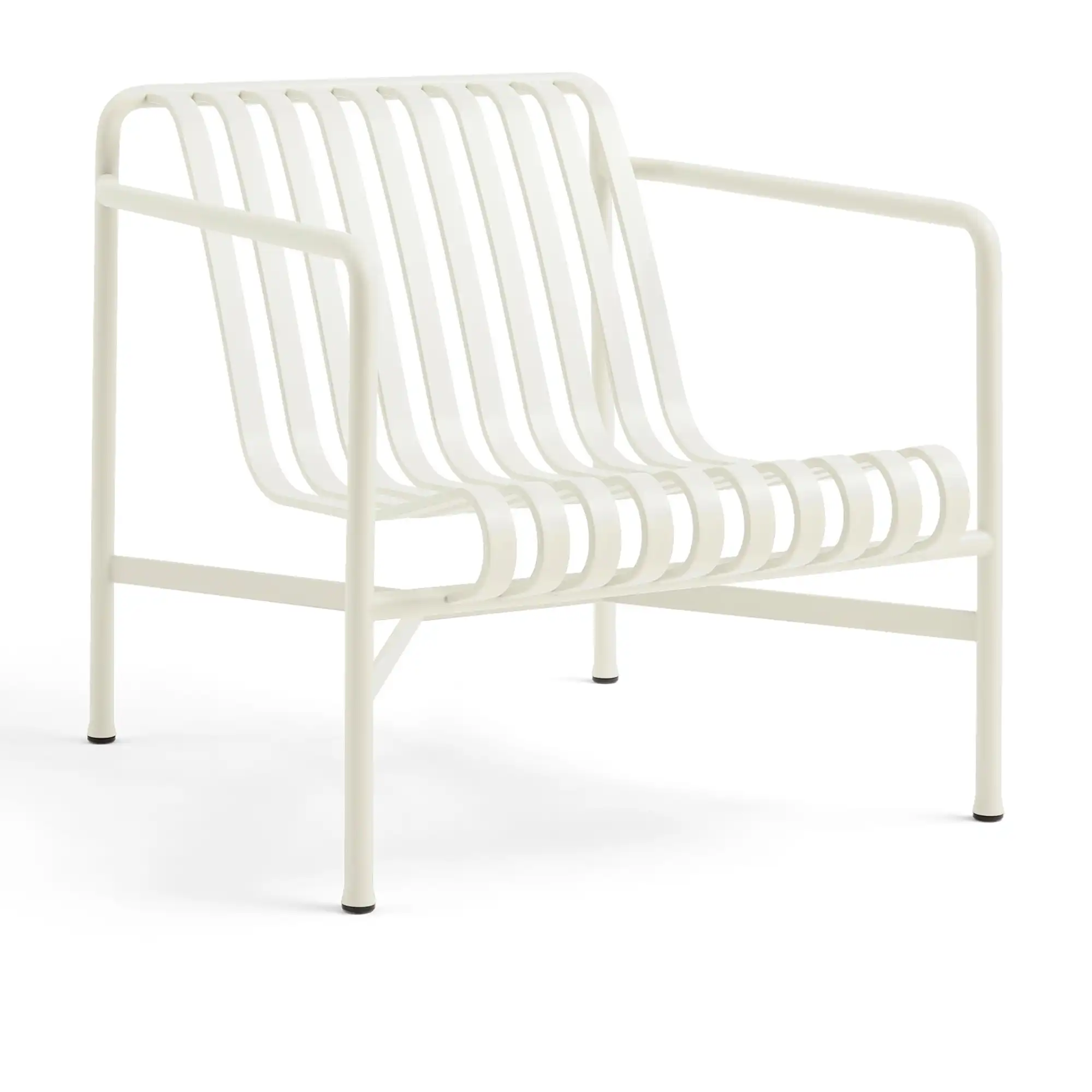 Palissade låg loungestol - Cream White