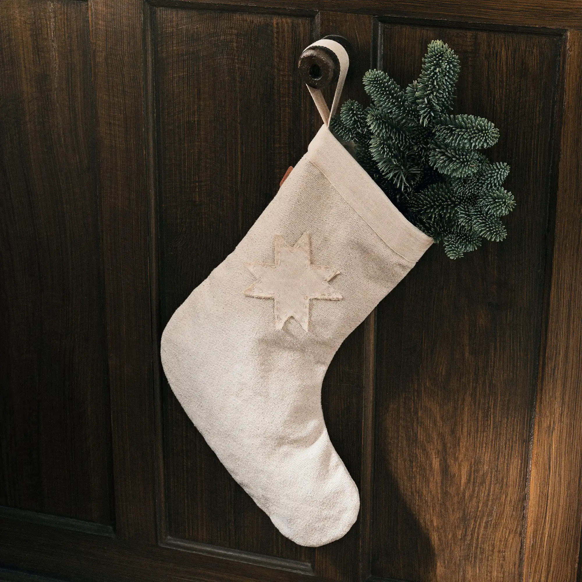 Vela Christmas Stocking - Natural