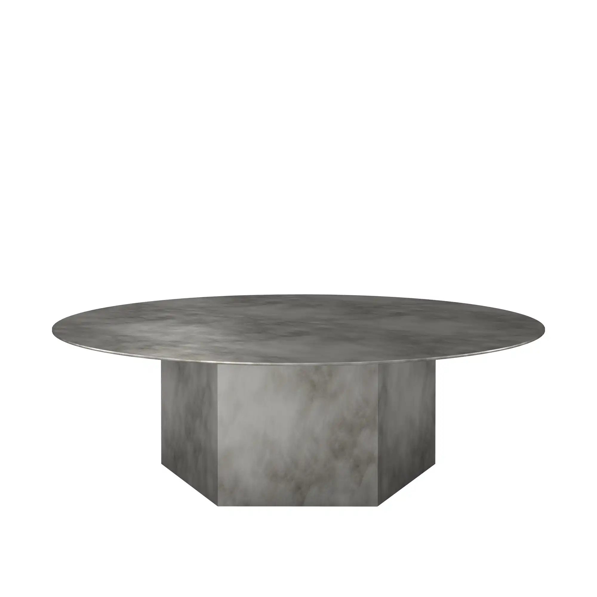 Epic Coffee Table Round Ø110 Steel, Misty Gray